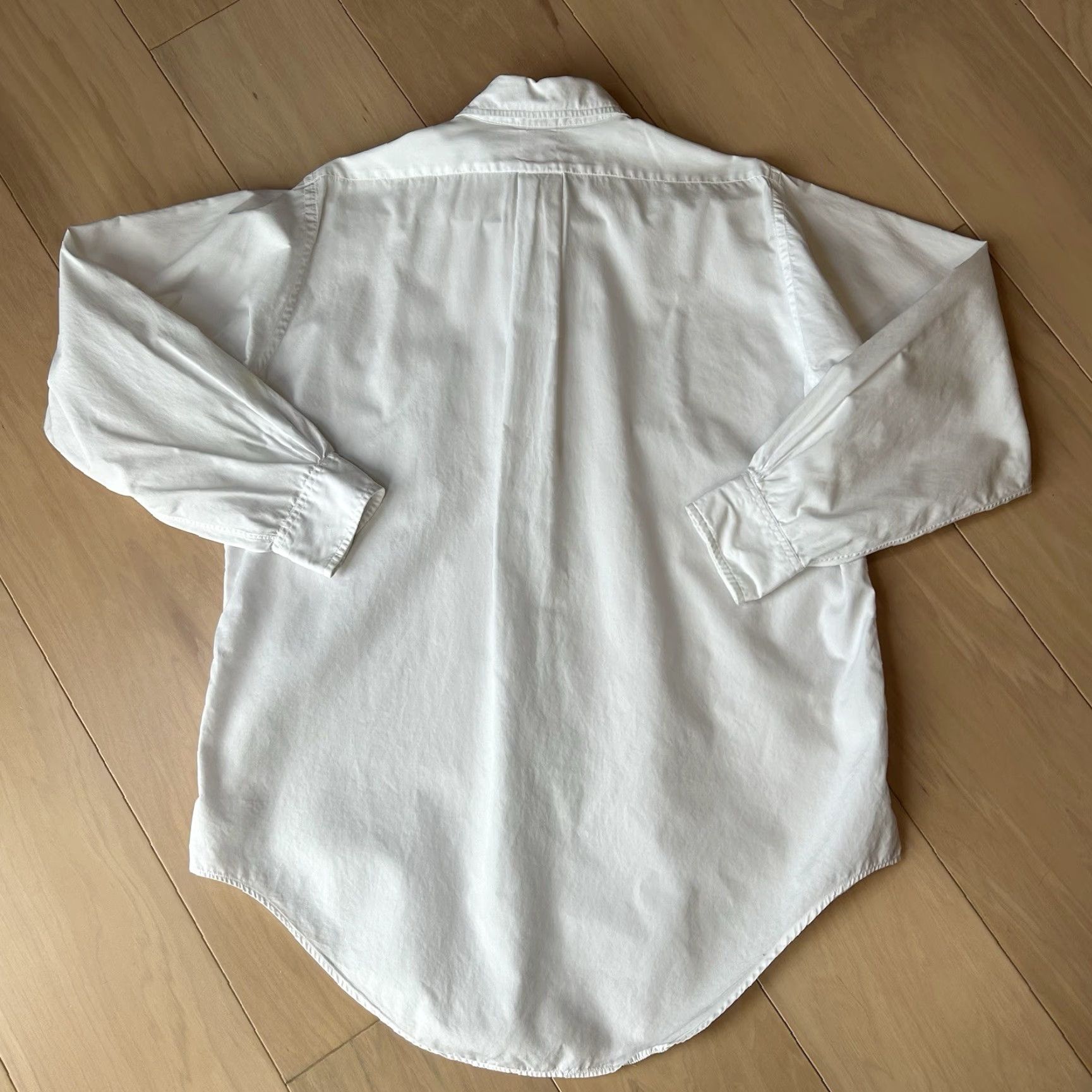 Brooks Brothers VINTAGE Brooks Brothers Makers Button-Up Shirt Long Sleeve Mens 15.5-2 White Striped Cotton Supima Italy Machine Washable Size US M / EU 48-50 / 2 - 3 Thumbnail