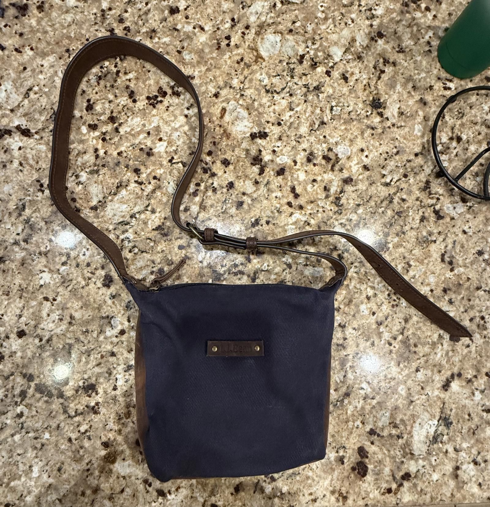 L.L. Bean Vintage LL.Bean Waxed Canvas Crossbody Bag – Small Size ONE SIZE - 1 Thumbnail