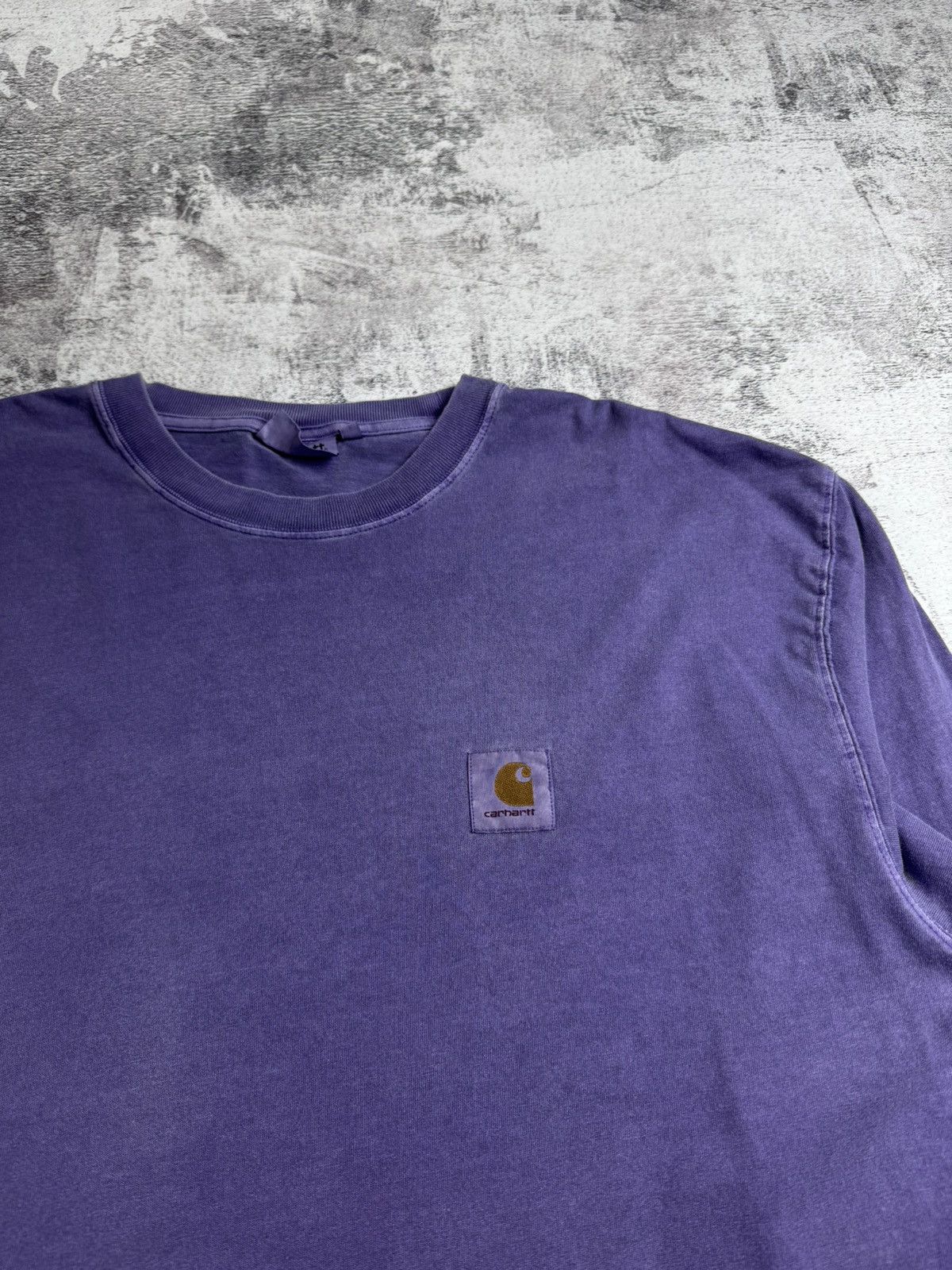 Carhartt Carhartt Nelson Men’s Large Rap Purple Washed Longsleeve Sweatshirt T Shirt Tee Size US L / EU 52-54 / 3 - 6 Thumbnail