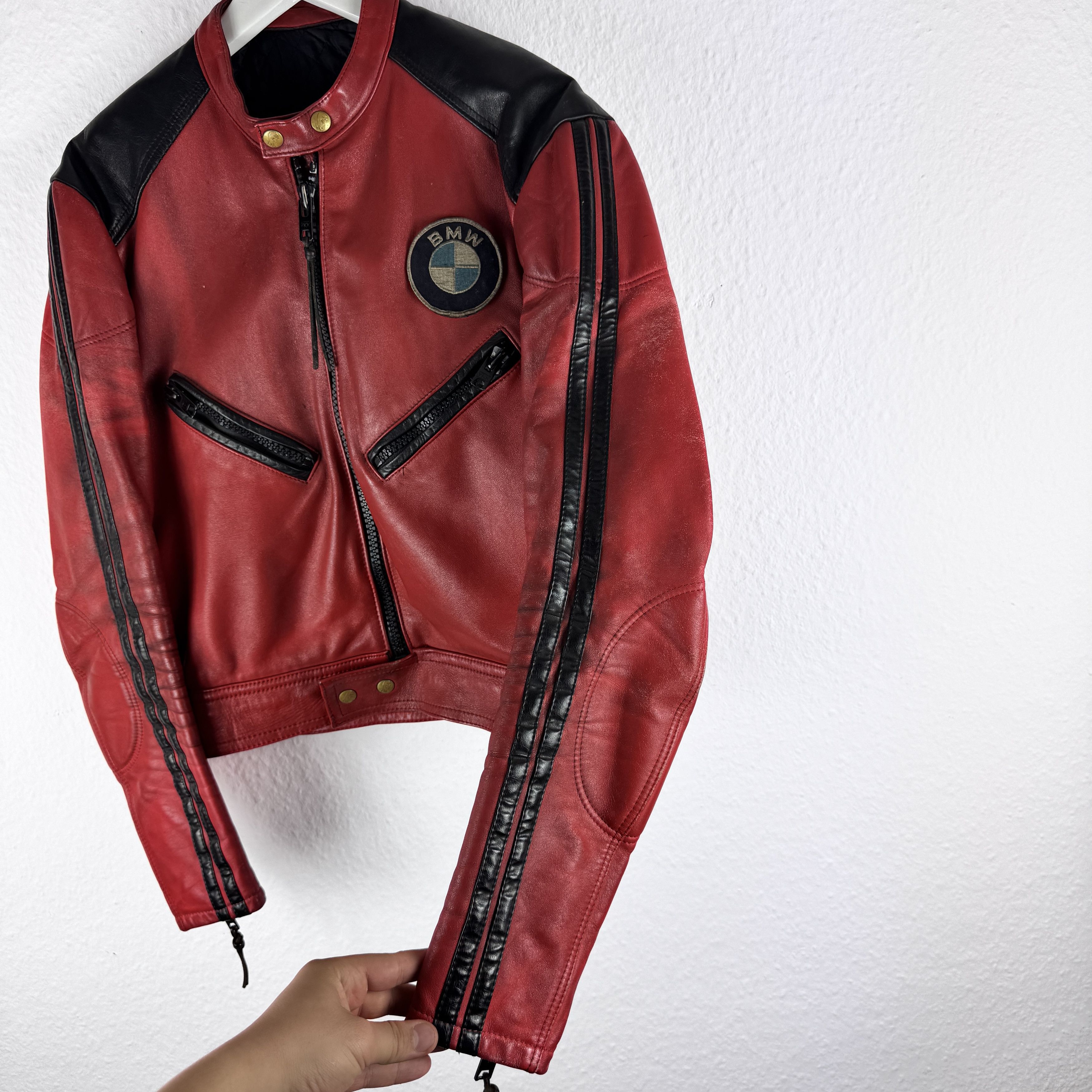 Vintage Vintage 80's BMW Leather Jacket Furygan Racing Jacket Size S Size US S / EU 44-46 / 1 - 7 Thumbnail