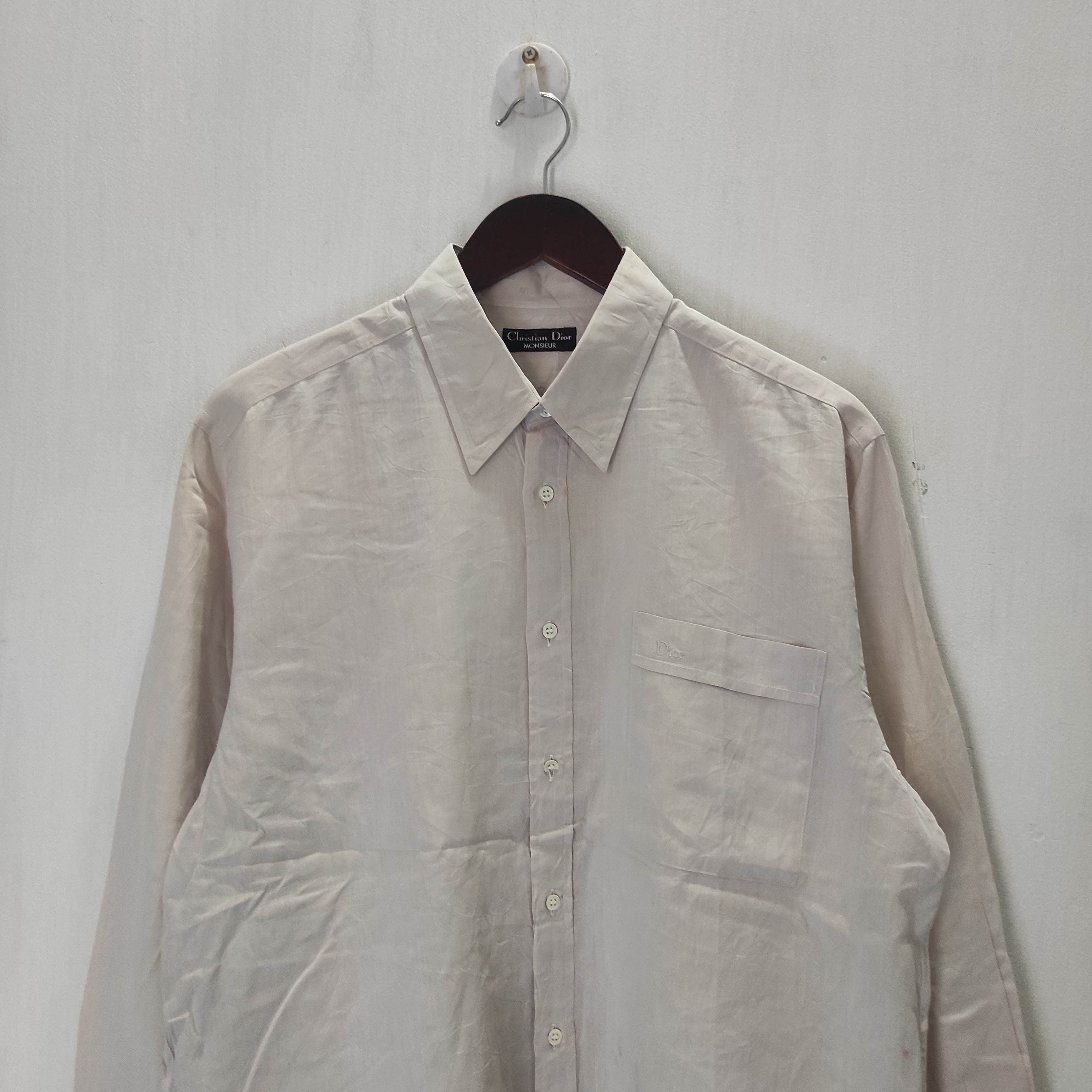Christian Dior Monsieur Christian Dior Monsieur Shirt Button Up Size US L / EU 52-54 / 3 - 3 Thumbnail