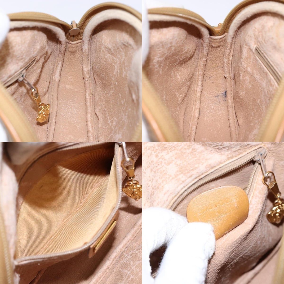 Gucci GUCCI Micro GG Supreme Shoulder Bag Pvc Beige Gold Size ONE SIZE - 12 Thumbnail