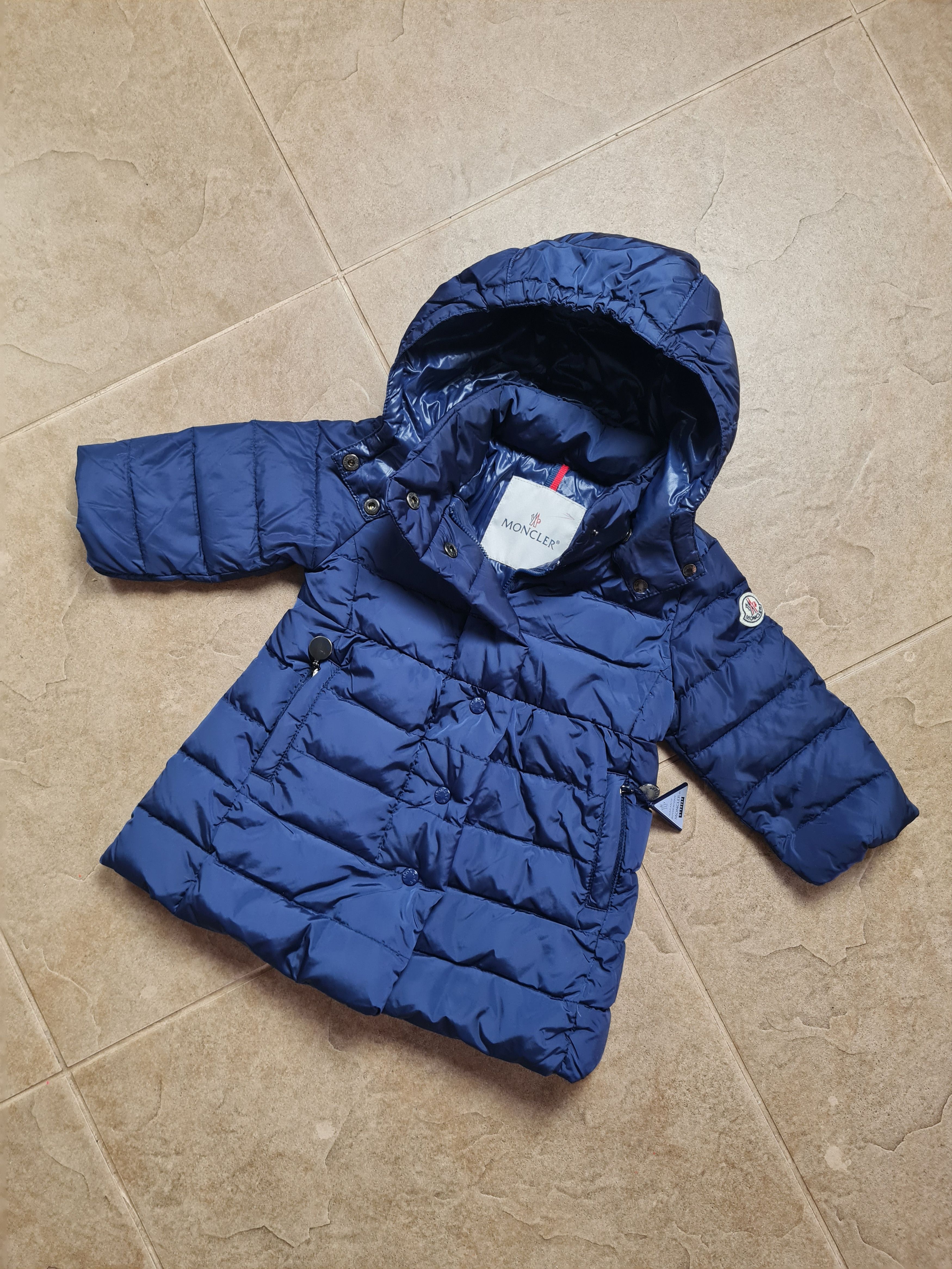 Moncler Down Jacket Moncler Parka Blue12 mois - sz 74cm Size XXS / US 00 / IT 34 - 22 Thumbnail