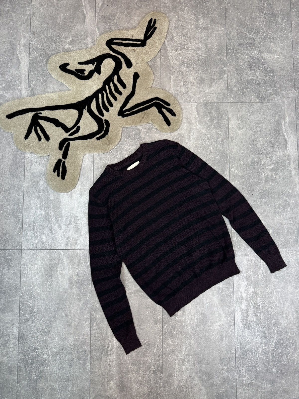 Folk Mens Vintage Folk sweater striped sweatshirt luxury Size US S / EU 44-46 / 1 - 1 Thumbnail
