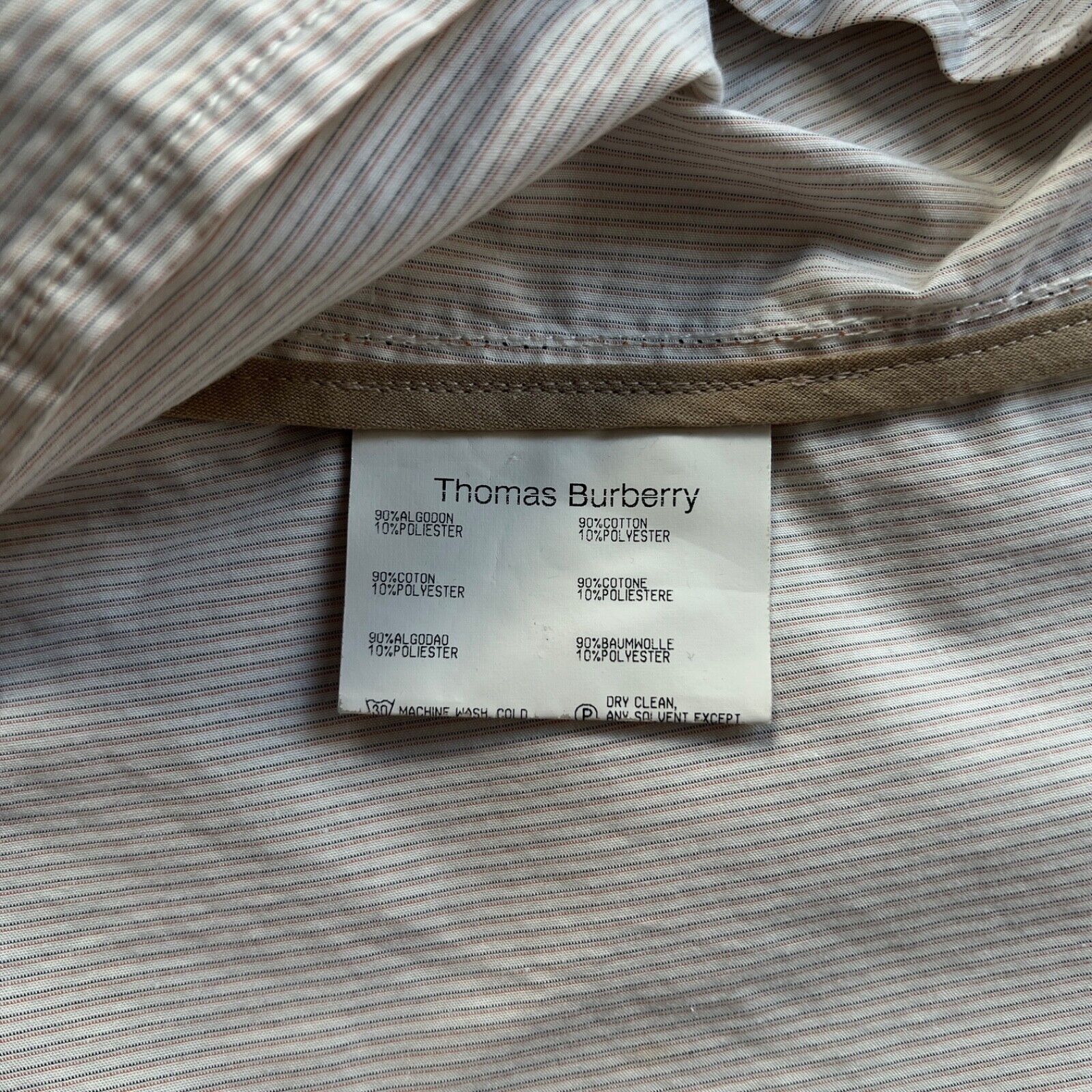 Burberry Thomas Burberry Vintage Stripped Cotton Blazer Jacket 8636AC Size M / US 6-8 / IT 42-44 - 5 Thumbnail