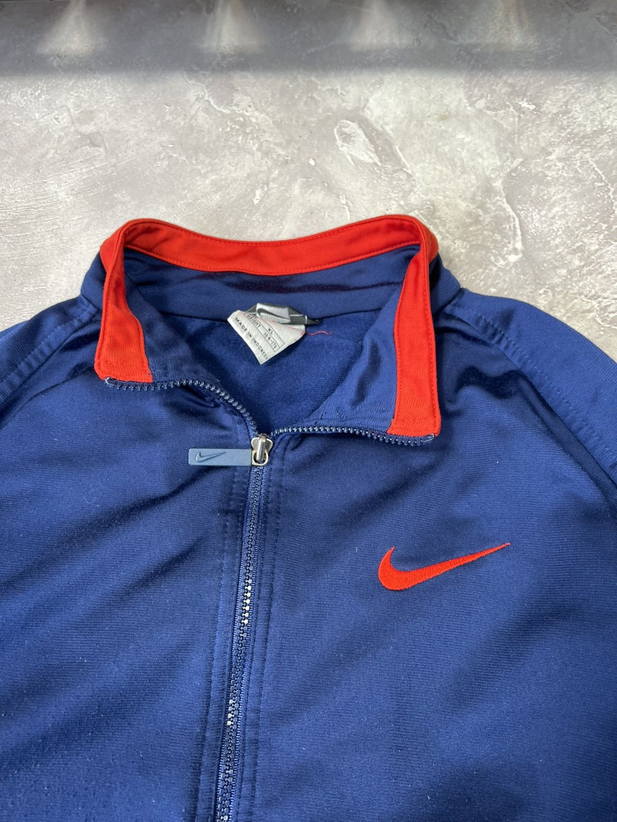 Nike × Vintage Vintage 90s Nike Zip Jacket Size US S / EU 44-46 / 1 - 5 Thumbnail