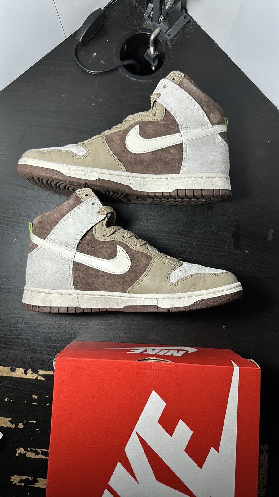 Nike Nike Dunk Hi Light Chocolate Size US 9 / EU 42 - 4 Thumbnail