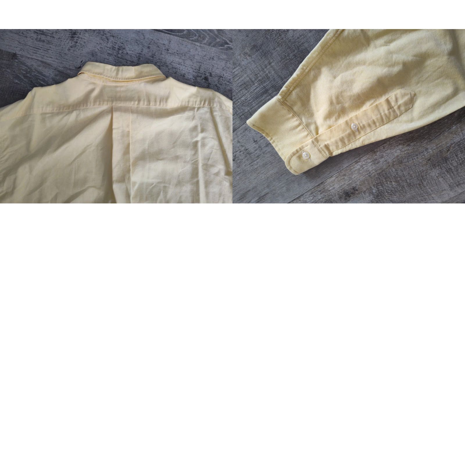 Ralph Lauren VINTAGE Ralph Lauren Yarmouth Shirt Dress Shirt 17.5/35 Mens Yellow 100% Cotton Button-Down Classic Polo Pony Preppy Ivy League 90s Mens Size US XL / EU 56 / 4 - 10 Thumbnail