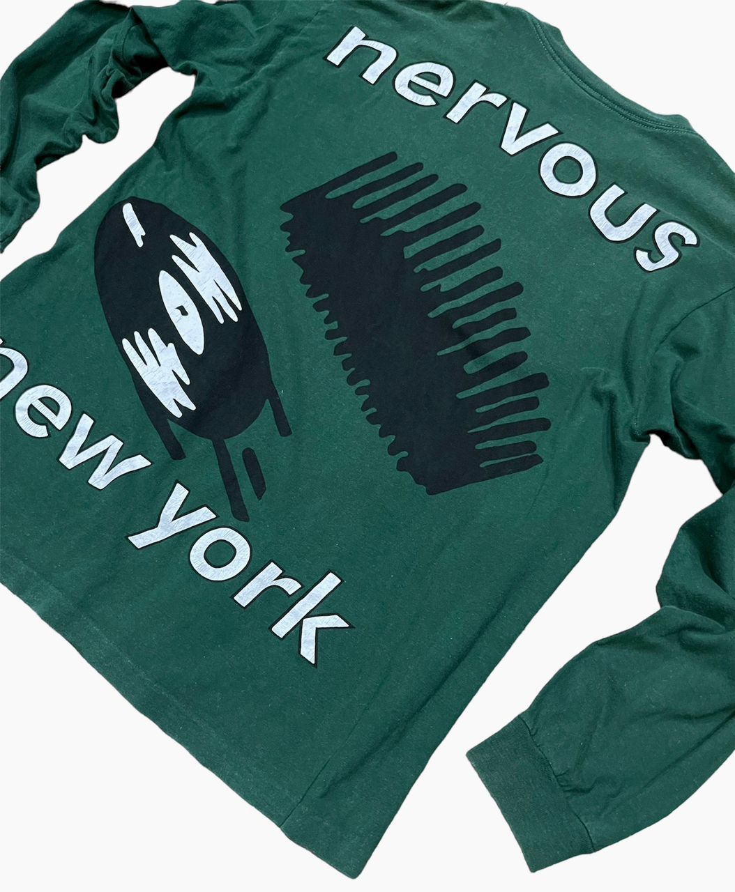Vintage Vintage Nervous New York L/S Size US XL / EU 56 / 4 - 4 Thumbnail