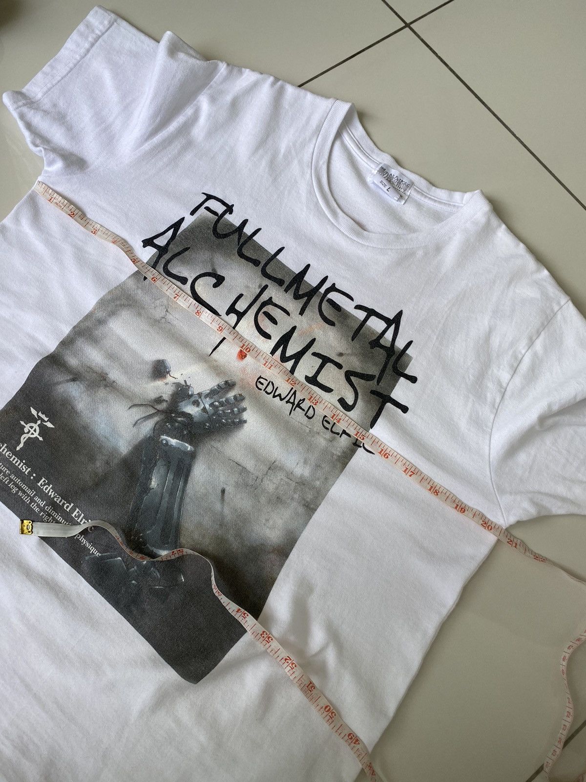 Anime Vintage Y2K Fullmetal Alchemist Edward Elric ERD GRUNGE TEE Size US L / EU 52-54 / 3 - 10 Thumbnail