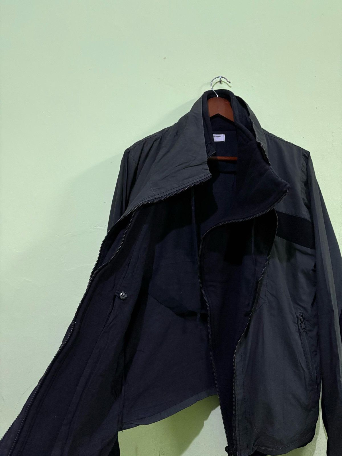 Helmut Lang Helmut Lang Asymmetric Hybrid Jacket Design Two Way Jacket Size US XS / EU 42 / 0 - 7 Thumbnail