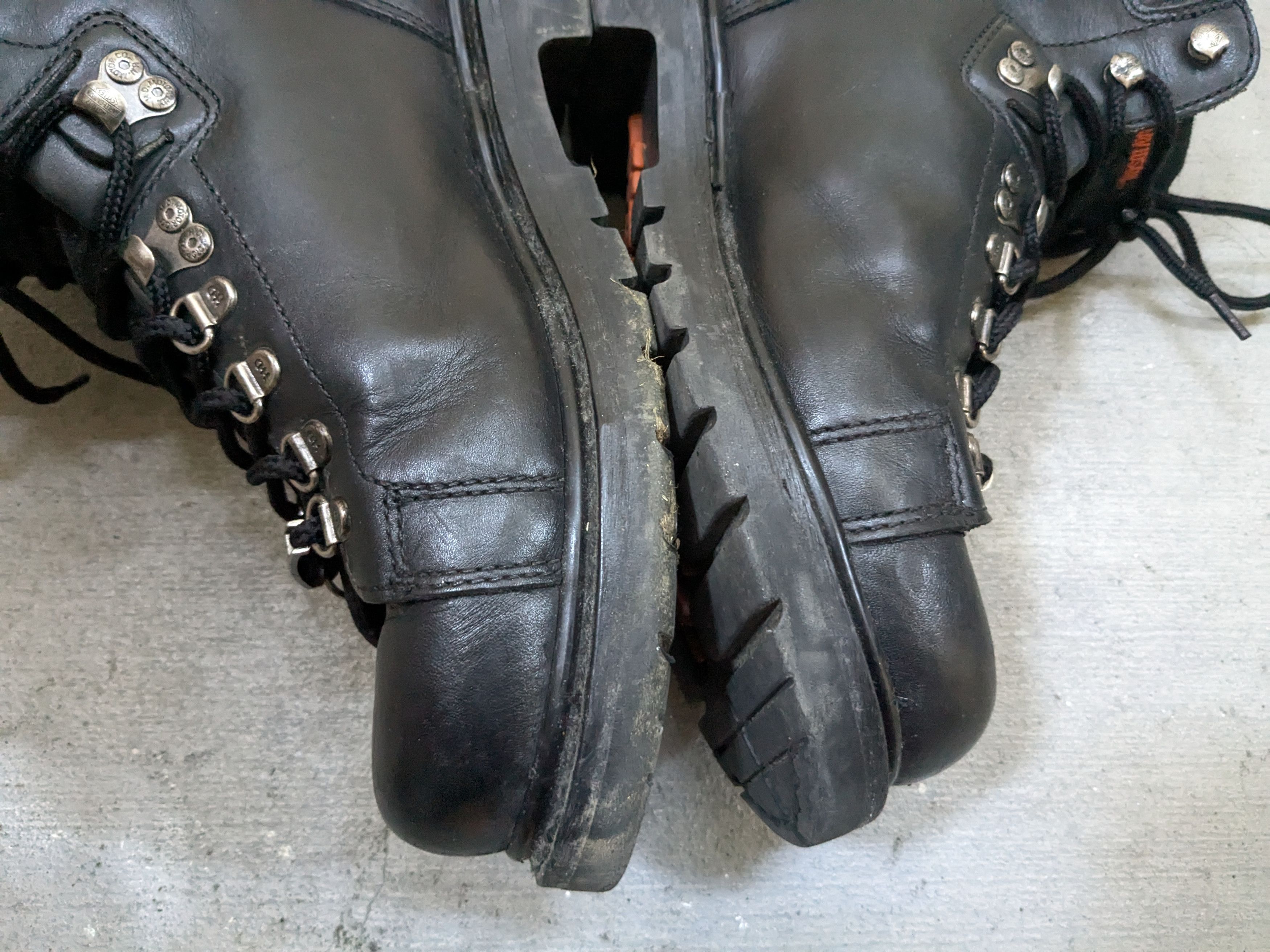Genuine Leather Harley Davidson Biker Boots Size 10 Leather Black Biker Size US 10 / EU 43 - 14 Thumbnail