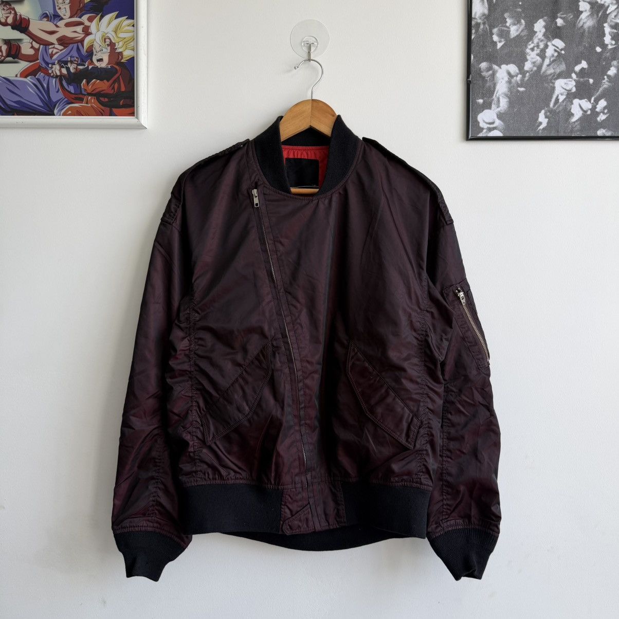 Lad Musician AW10 Lad Musician Asymmetrical Bomber Jacket Size US S / EU 44-46 / 1 - 2 Thumbnail