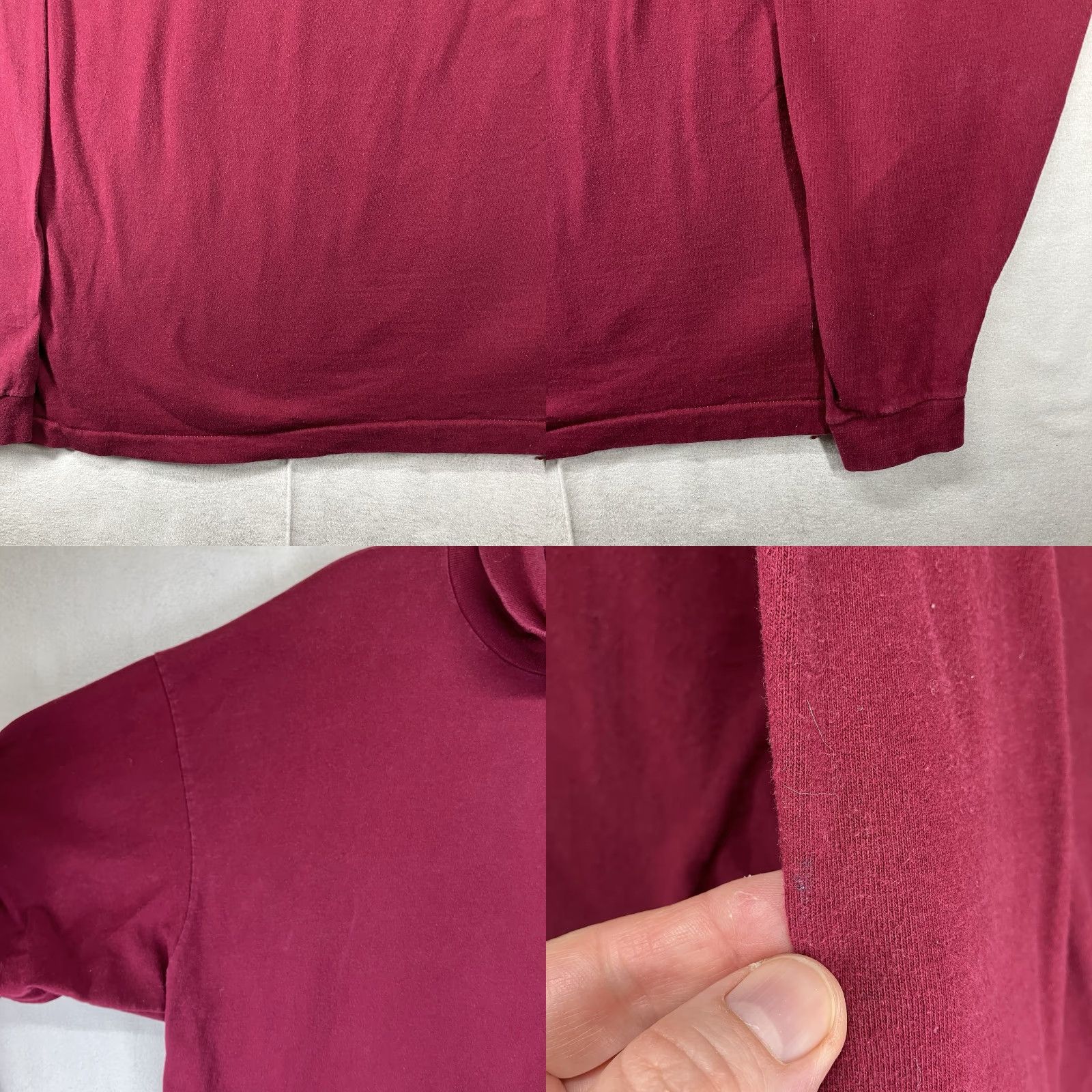 Vintage VINTAGE Northwest Territory T-Shirt Mens XL Burgundy Mock Neck Long Sleeve All Cotton Solid 80s 90s Grunge Retro Outdoor Classic Shirts Mens Size US XL / EU 56 / 4 - 8 Thumbnail