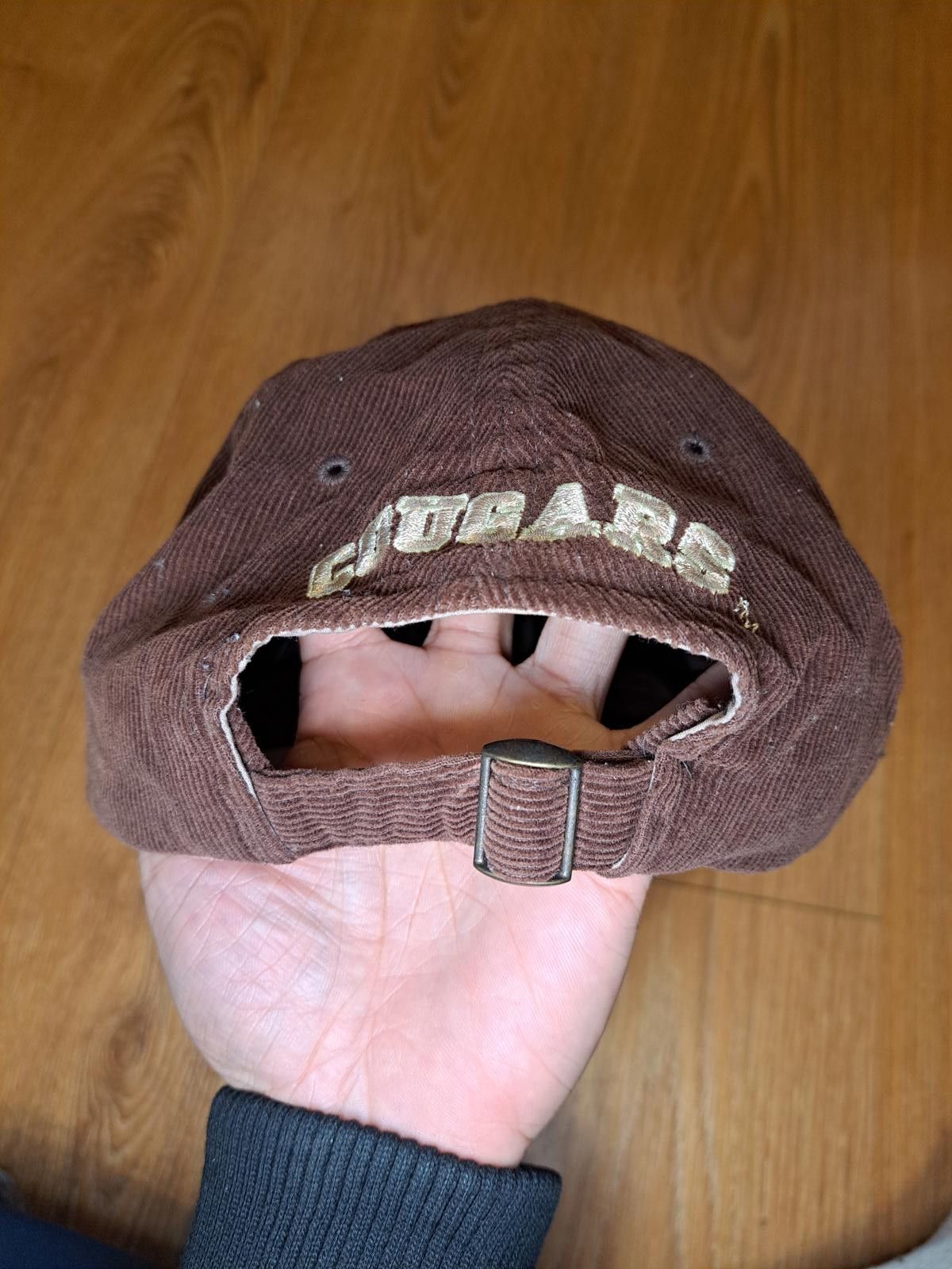 Other ML Caps UH Cougars Brown Corduroy Cap Hat Cotton Adjustable Size ONE SIZE - 2 Thumbnail