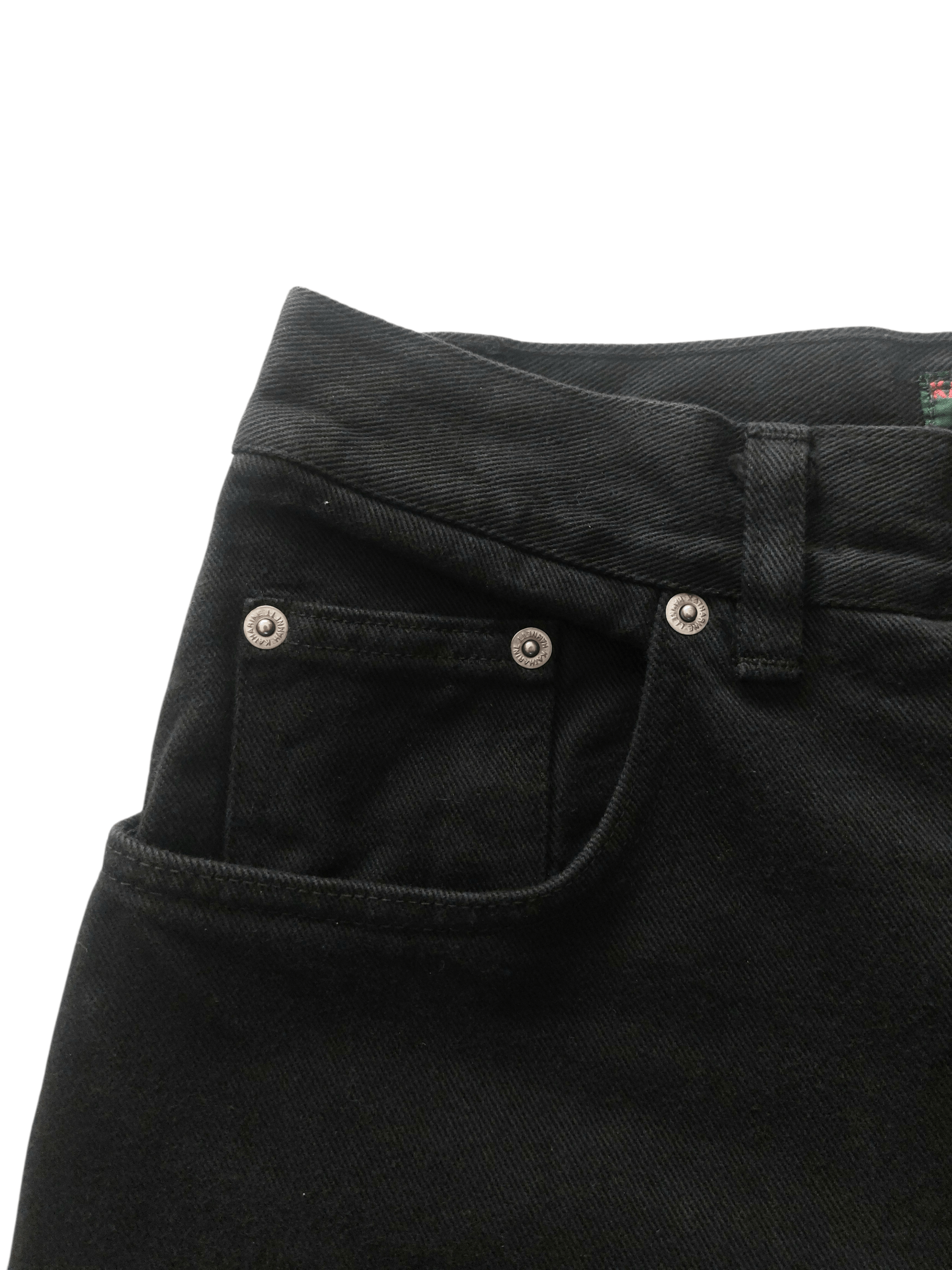 Katharine Hamnett London Katharine Hamnett Denim Vintage Black Jeans Size US 30 / EU 46 - 6 Thumbnail