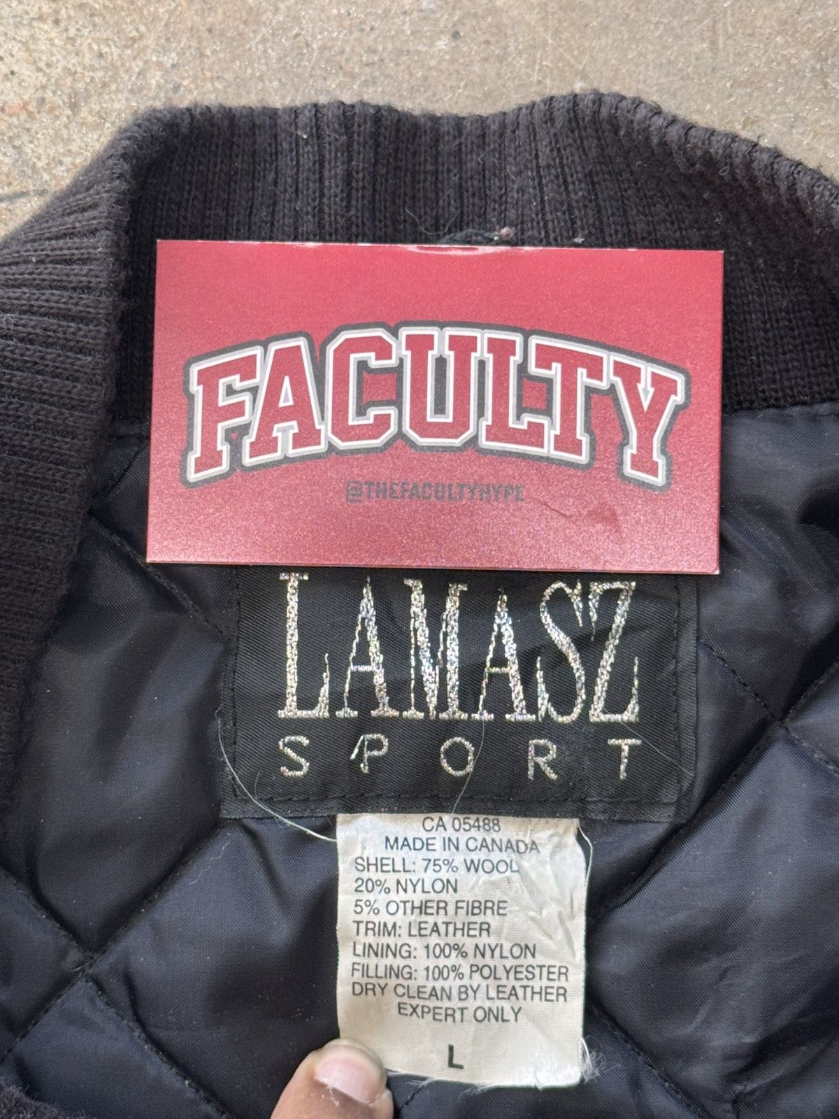 Vintage Vintage Nestle Racing Letterman Bomber Nascar Jacket Large Size US L / EU 52-54 / 3 - 3 Thumbnail