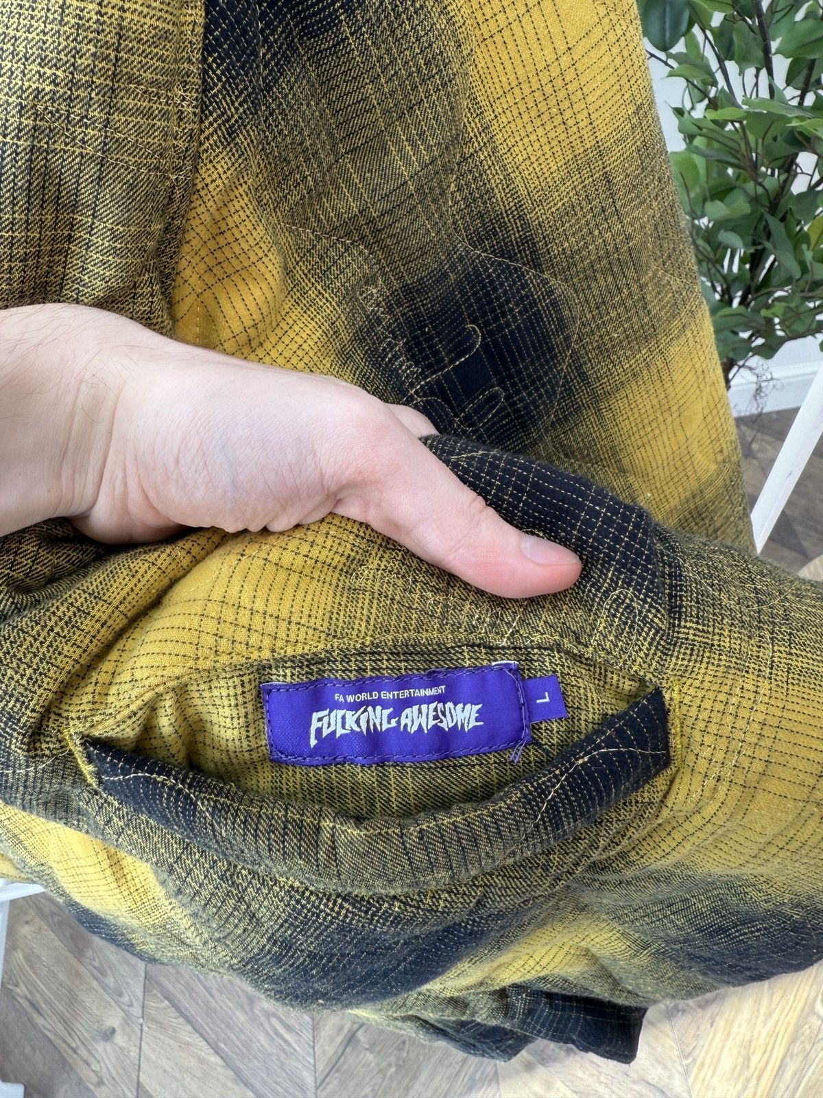 Fucking Awesome FuckingAwesome LIGHTWEIGHT REVERSIBLE FLANNEL JACKET Size US L / EU 52-54 / 3 - 7 Thumbnail