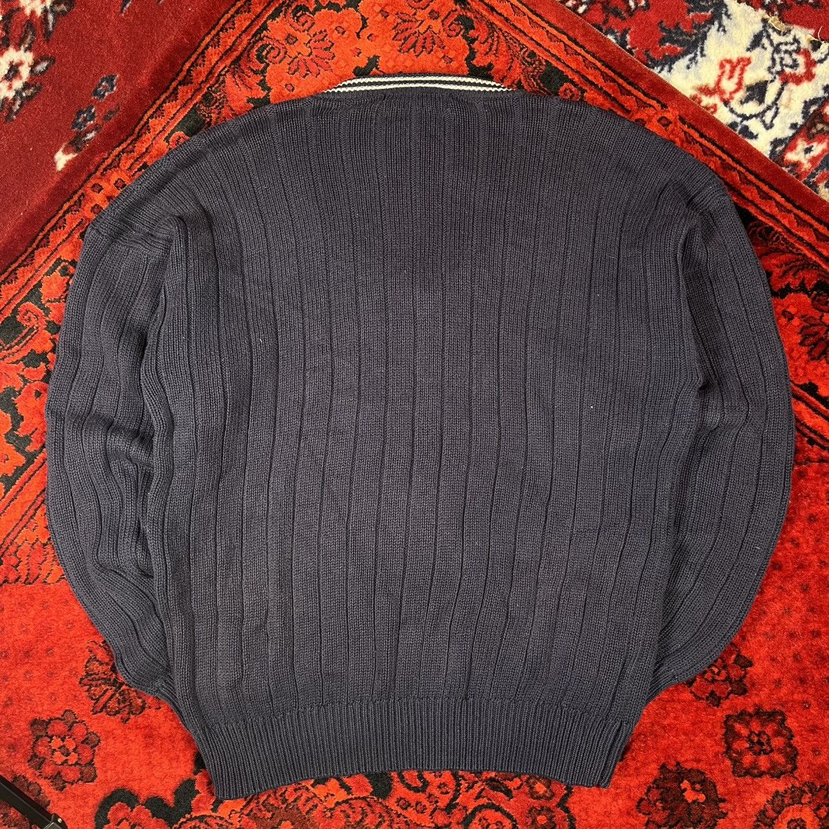 Yves Saint Laurent Vintage 2000s Knitted V-Neck Yves Saint Laurent Sweater Size US L / EU 52-54 / 3 - 4 Thumbnail