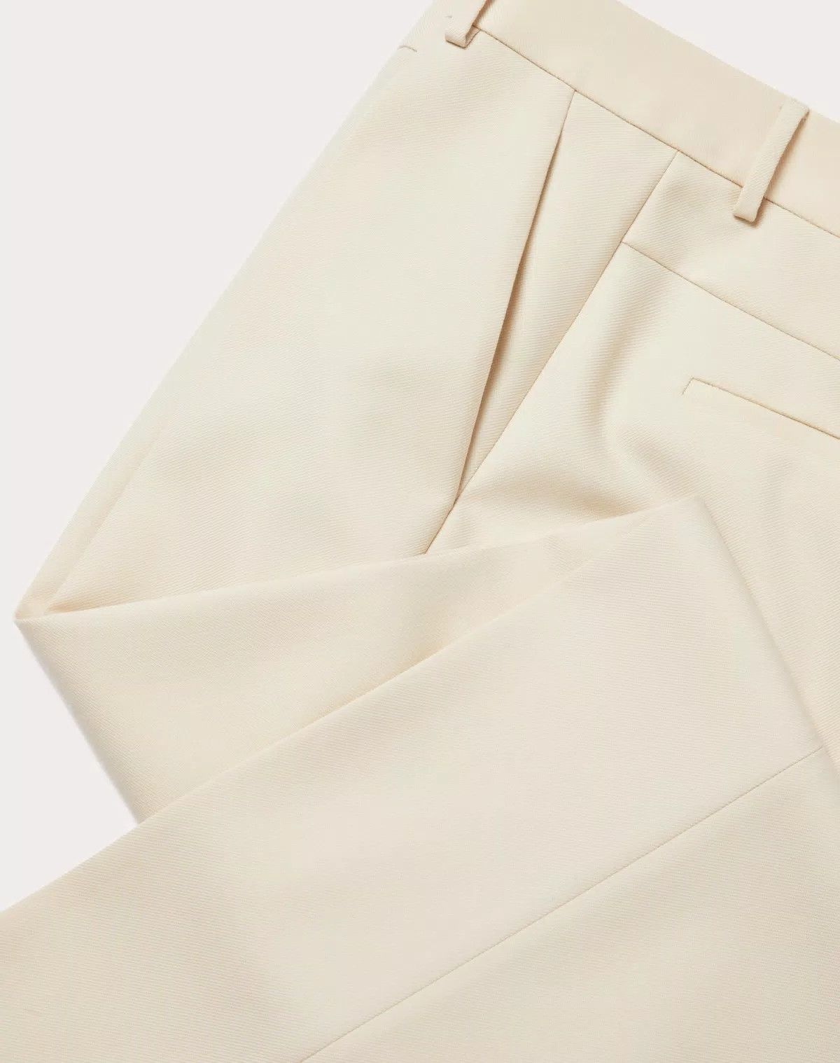 Valentino oc11z0625 Wool Trousers in White/Ivory Size US 36 / EU 52 - 5 Thumbnail