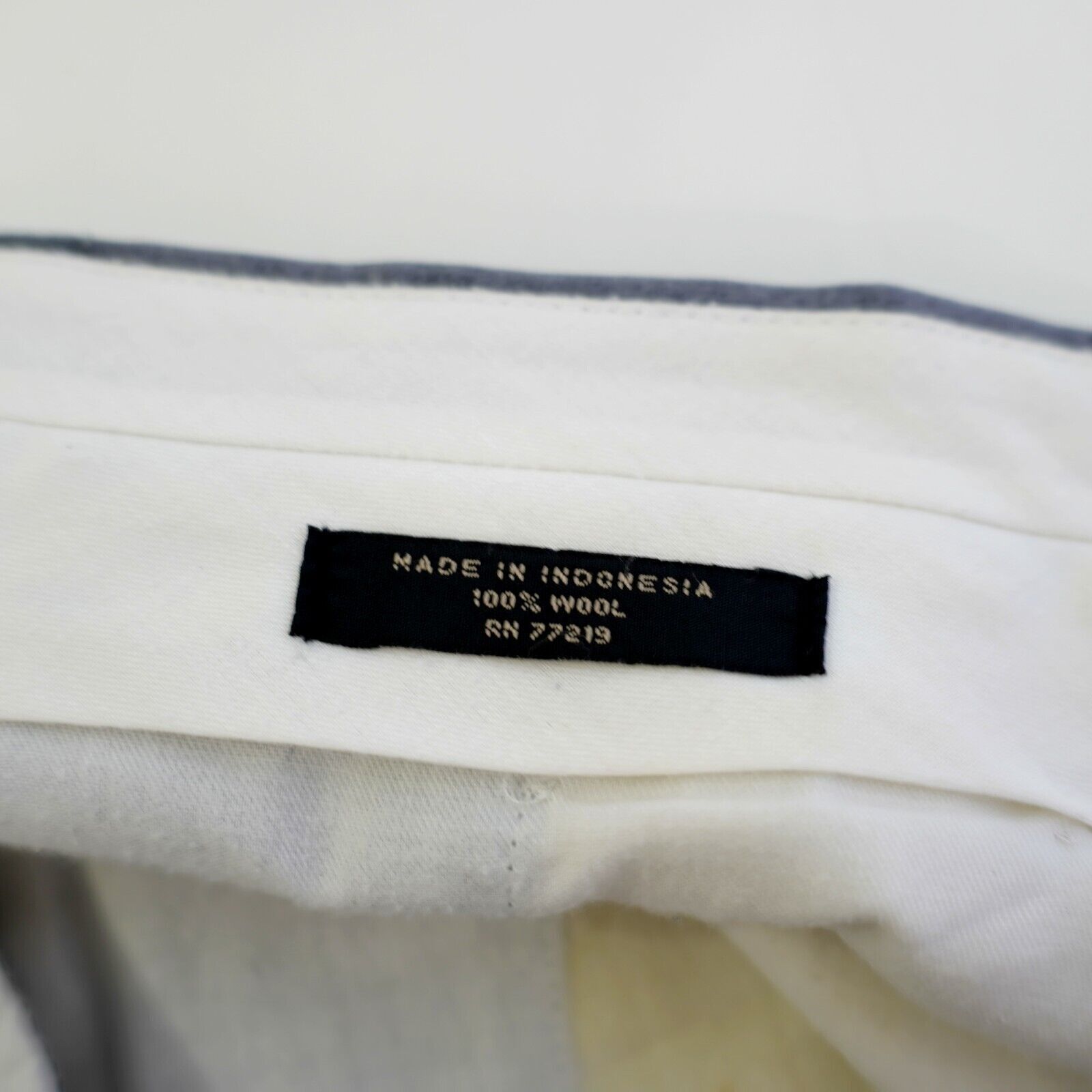 Vintage DAMAGED Unbranded Gray Pleated Cuffed Wool 39/29 Dress Pants Size 38R - 6 Thumbnail
