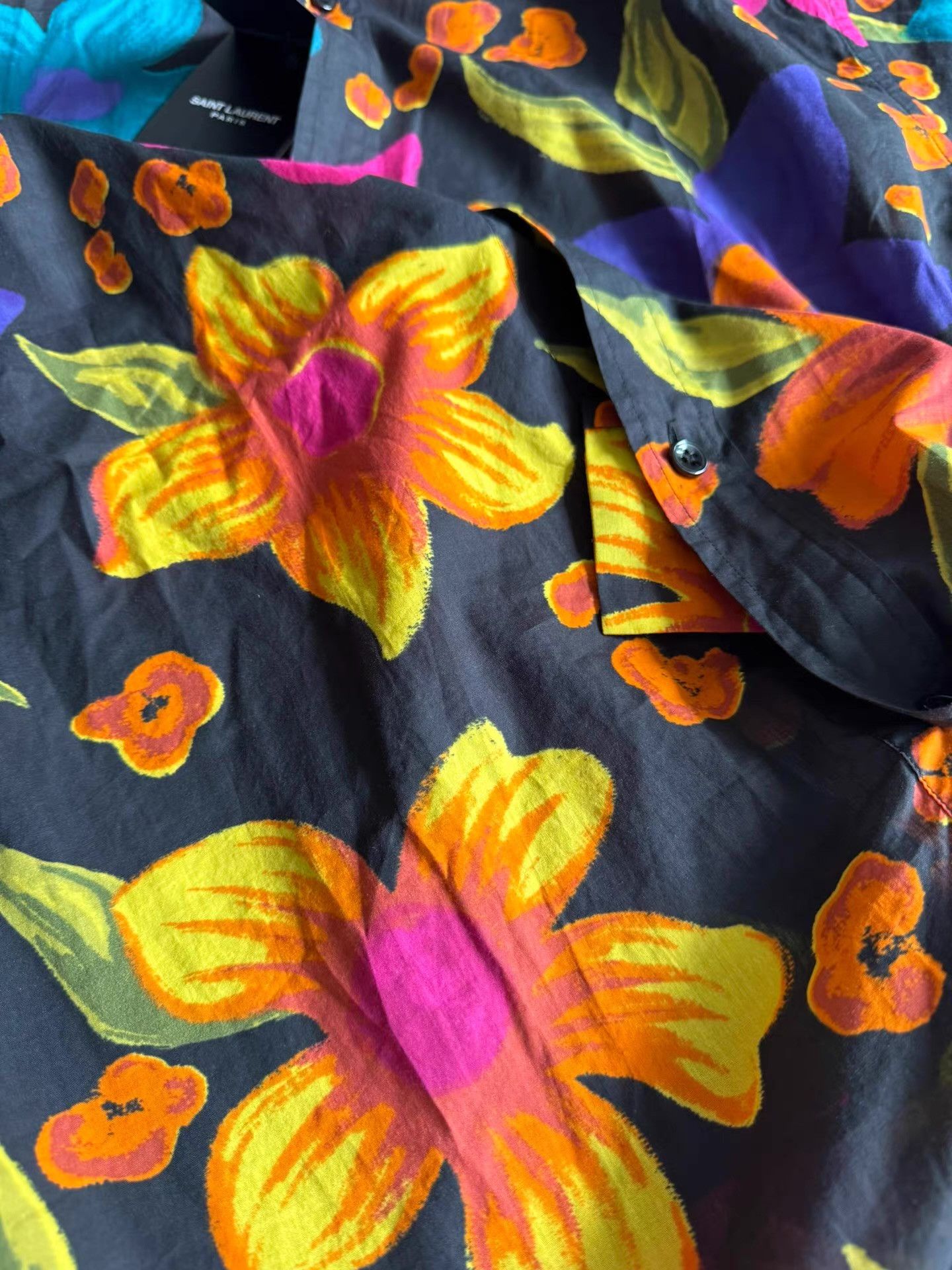 Saint Laurent Paris SLP Saint Laurent Floral Shirt Ｑ23 Size US M / EU 48-50 / 2 - 4 Thumbnail