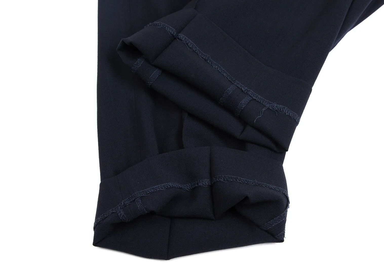 Jean Paul Gaultier Wool Tuck Pants in Navy Size 48 Size US 32 / EU 48 - 8 Thumbnail