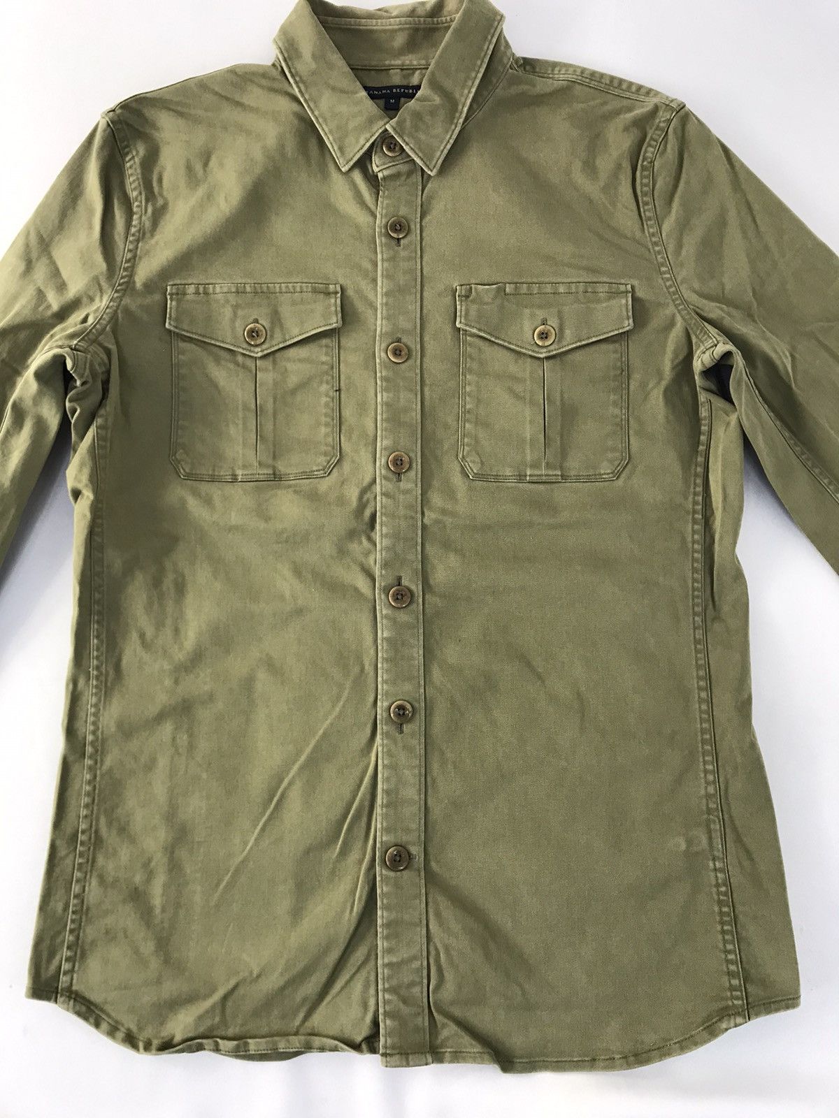 Banana Republic Banana Republic Button Up Shirt Khakis Plain Minimalist Size US M / EU 48-50 / 2 - 3 Thumbnail