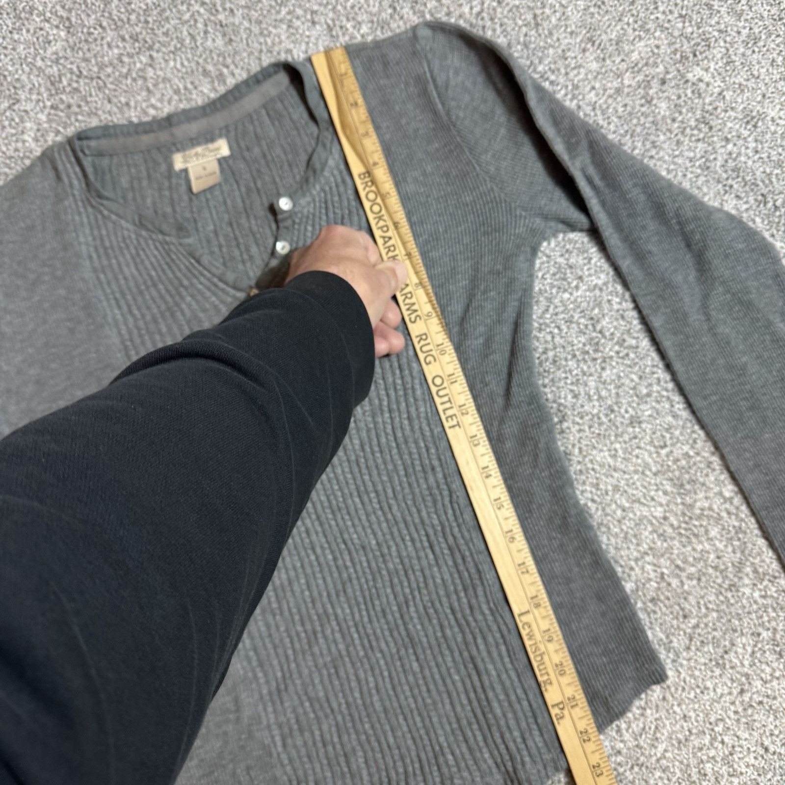 Lucky Brand Vintage Y2K Lucky Brand Sweater Women S Henley Grunge Boho Size S / US 4 / IT 40 - 2 Thumbnail