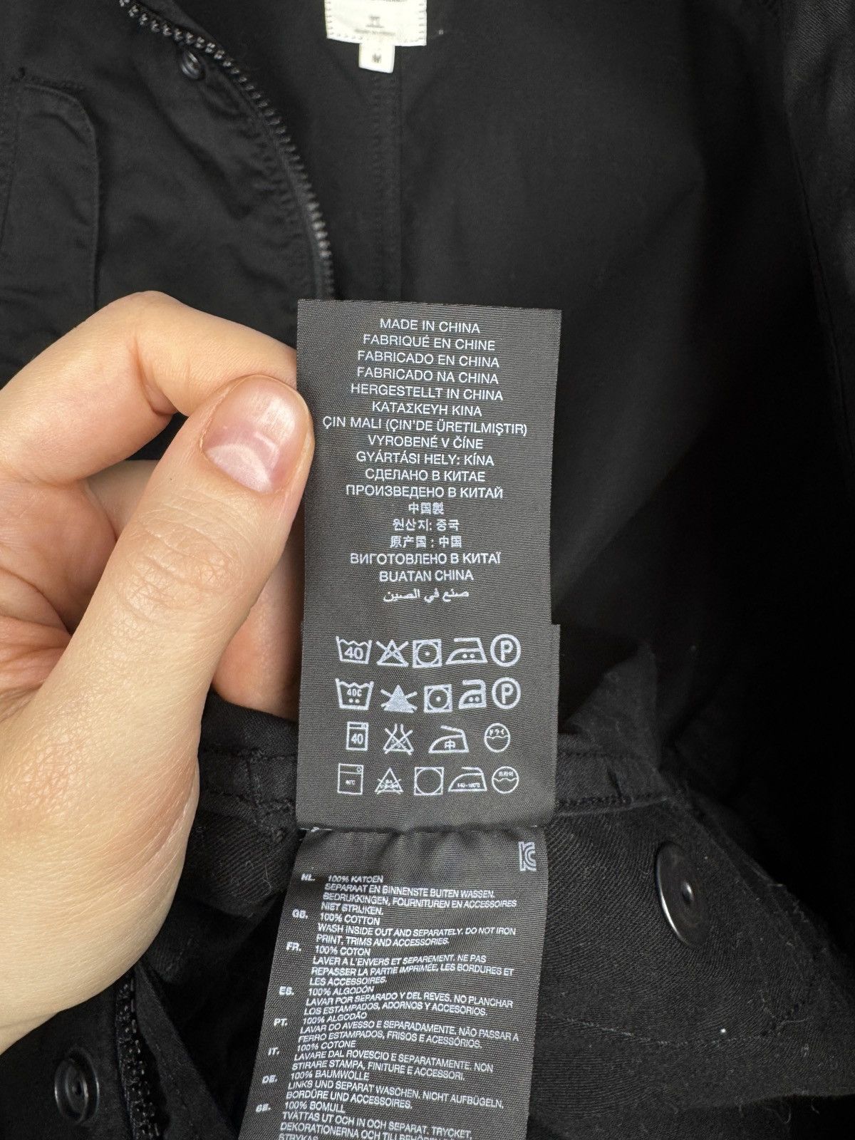 G-Star G-Star Peltz Overshirt Long Sleeve black cotton jacket M Size US M / EU 48-50 / 2 - 14 Thumbnail