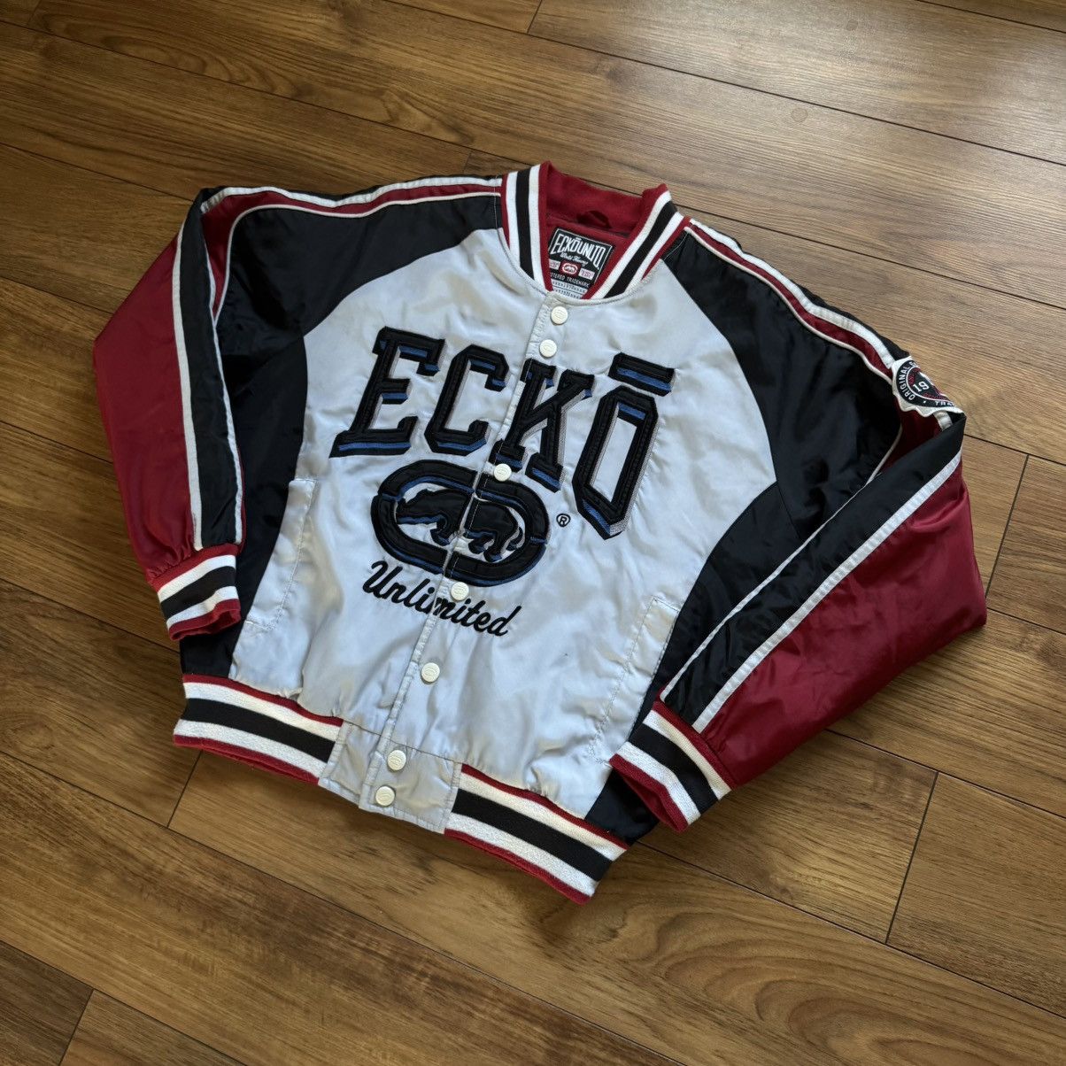 Ecko Unltd. Ecko Unltd vintage 90s Varsity Jacket Size US L / EU 52-54 / 3 - 3 Thumbnail