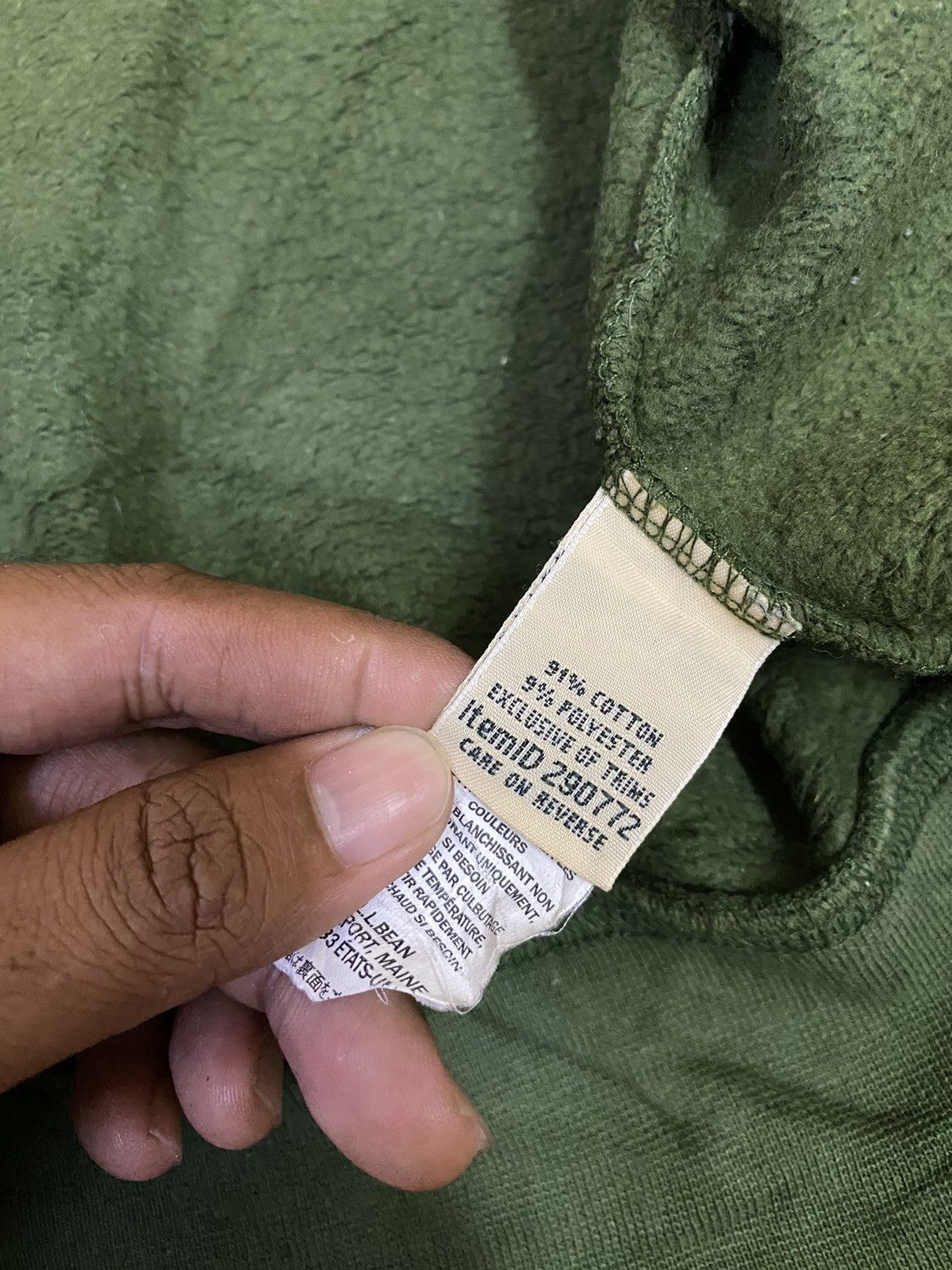 L.L. Bean LL Bean Spell Out Embroidery Hoodie Size US XL / EU 56 / 4 - 7 Thumbnail