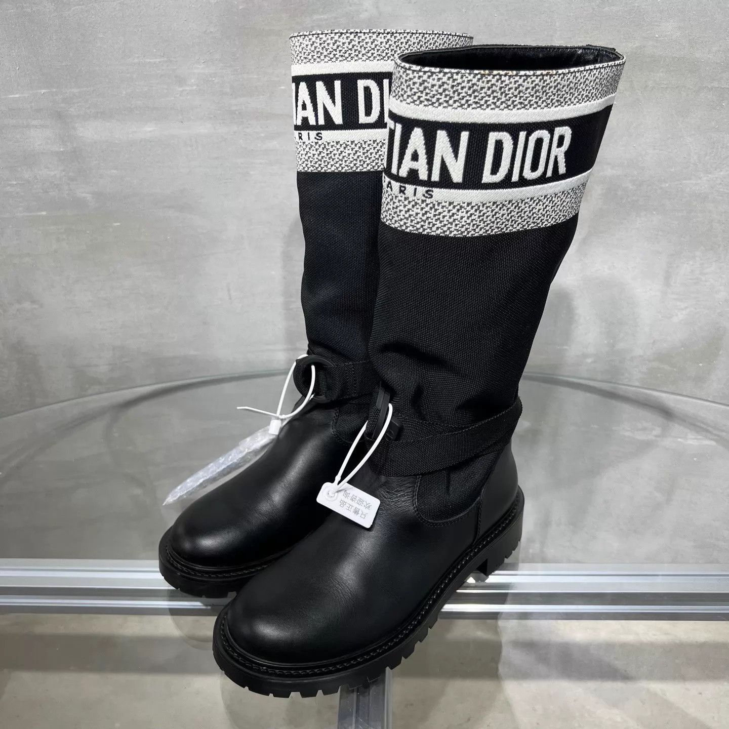 Dior Dior black riding boots EUR 36.5 Size US 6 / IT 36 - 2 Thumbnail
