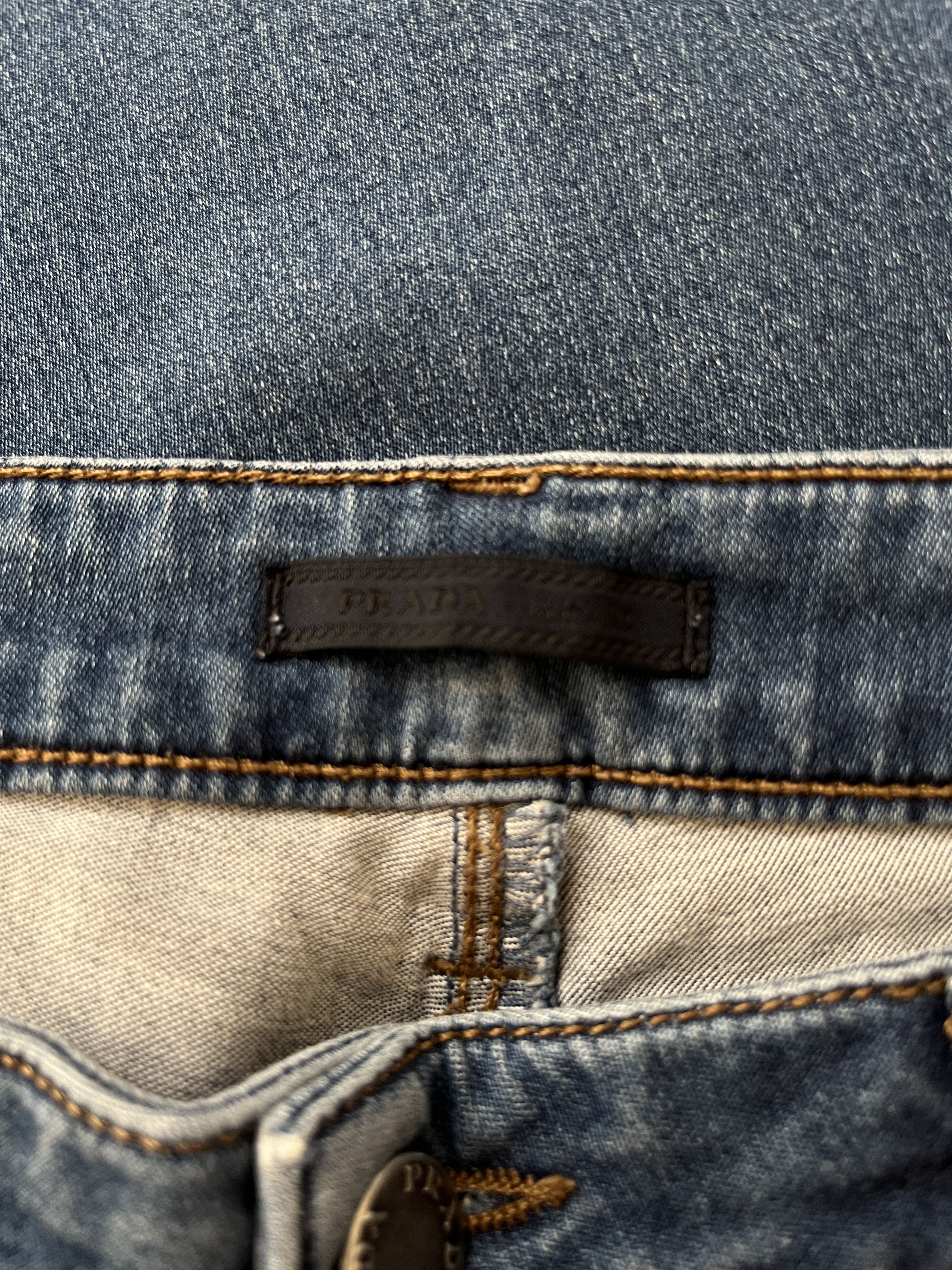 Prada ⚡️QUICK SALE⚡️2011 Prada Blue Denim Jeans Pants Size 29" - 4 Thumbnail