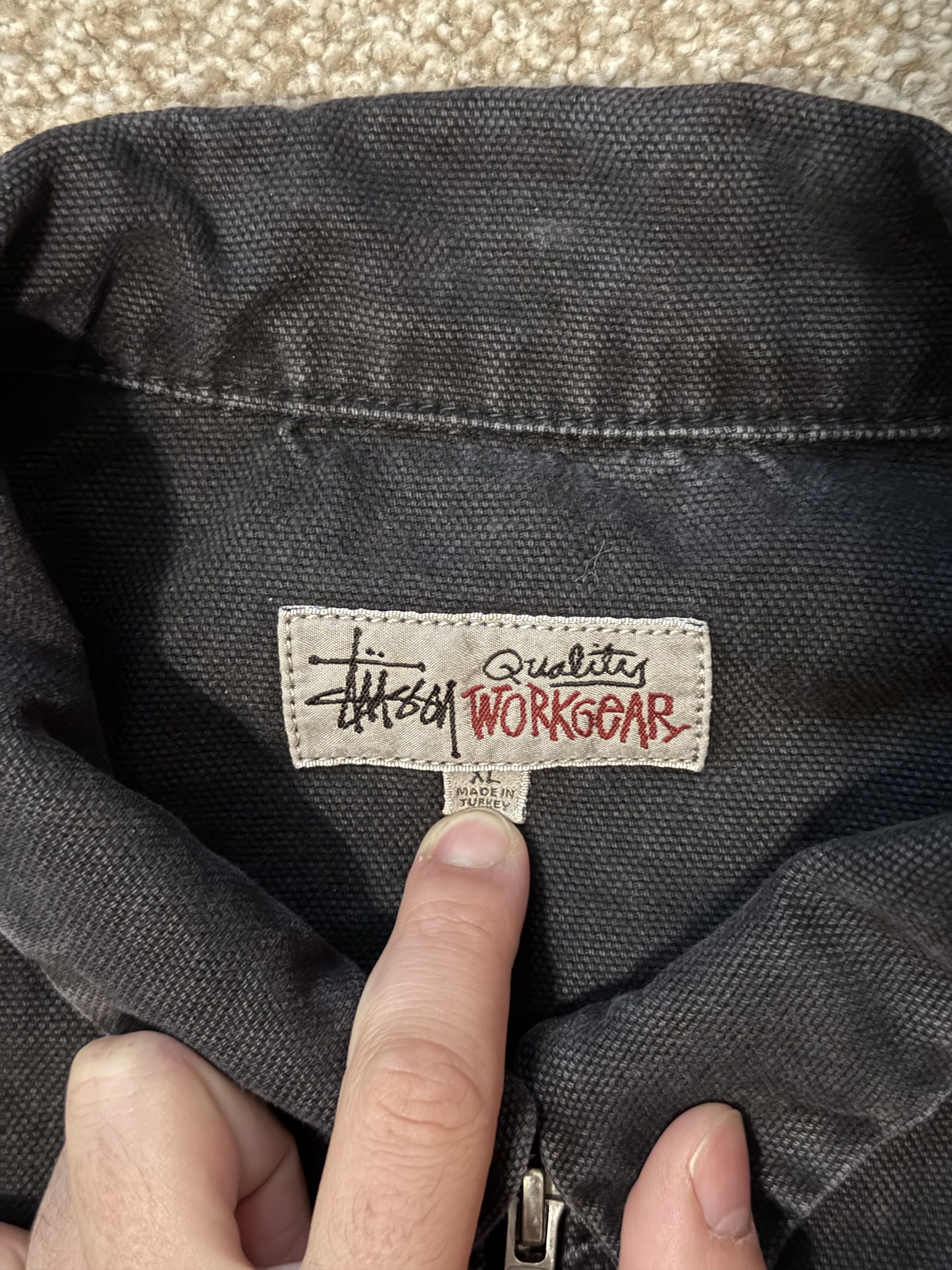 Stussy VINTAGE STÜSSY WORKGEAR JACKET Size US XL / EU 56 / 4 - 3 Thumbnail