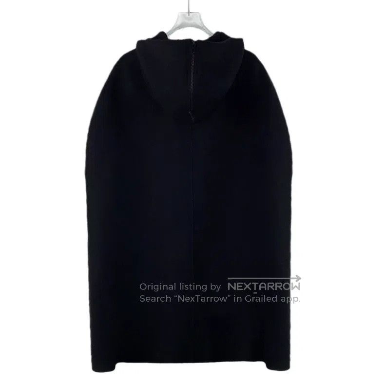 Dior Dior Black woollen hooded long-sleeved coat Size XXS / US 00 / IT 34 - 2 Thumbnail