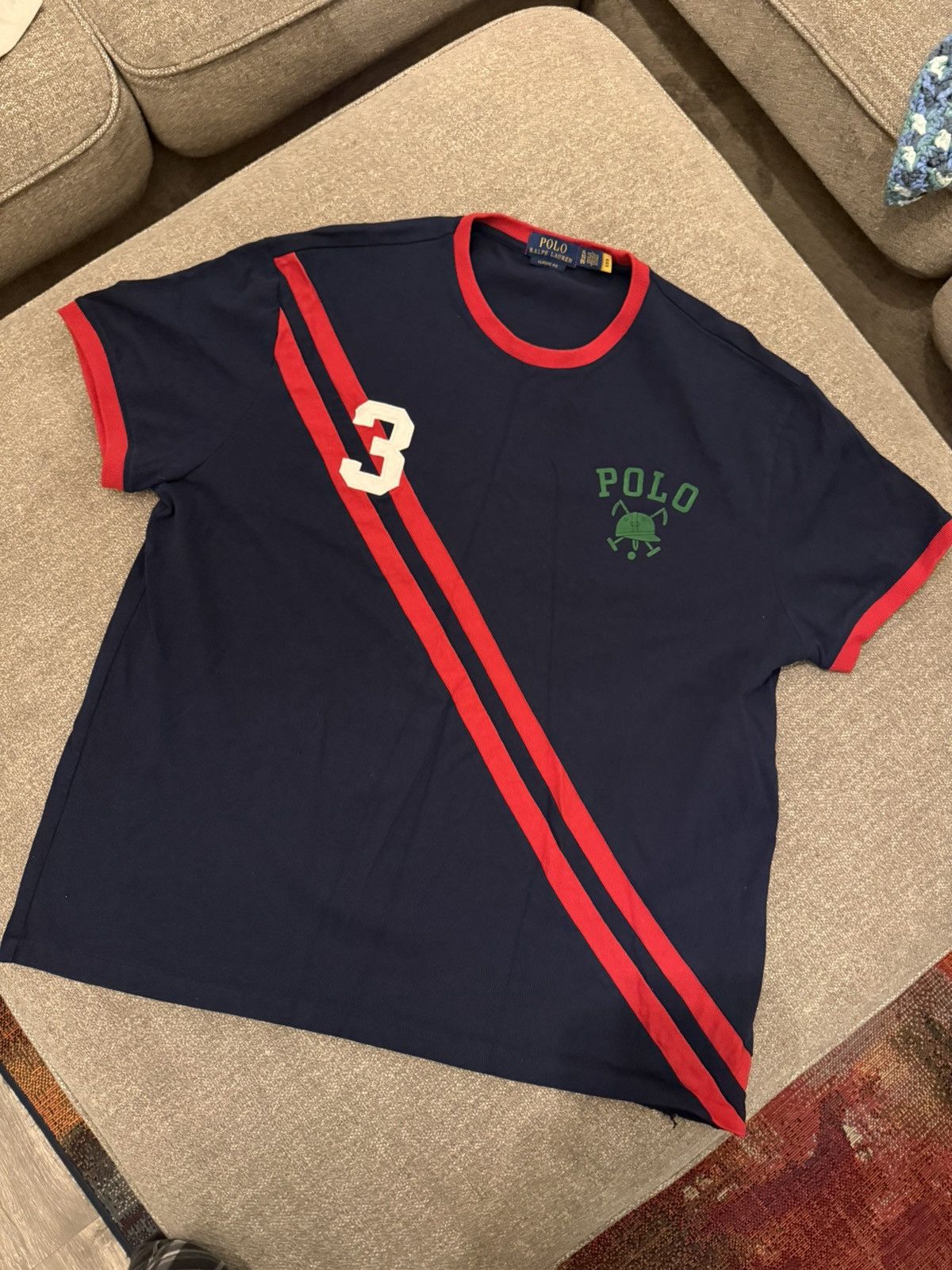 Polo Ralph Lauren Polo Ralph Lauren Short Sleeve T Shirt Size US XL / EU 56 / 4 - 1 Thumbnail