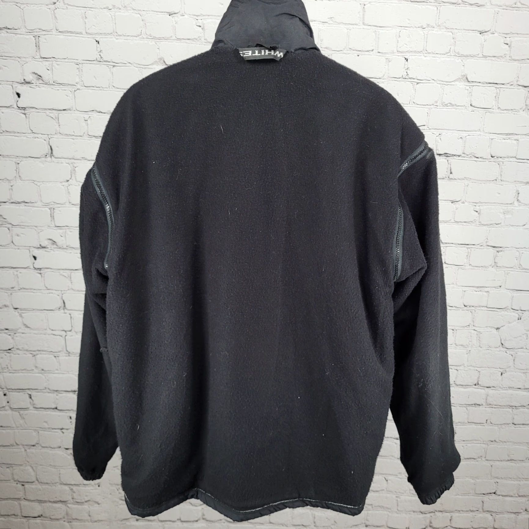 Vintage Whites Canada Black Insulated Fleece Lined Removable Sleeves Full Zip Jacket XL Mens Size US XL / EU 56 / 4 - 7 Thumbnail
