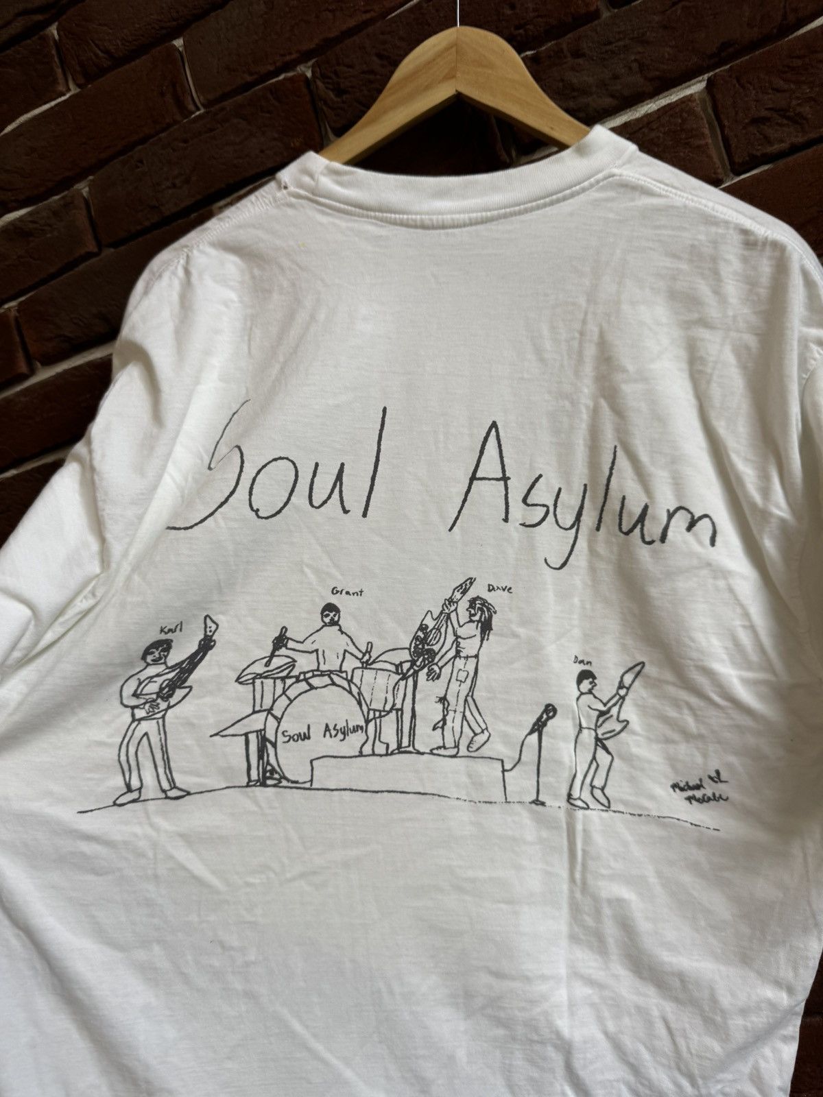 Band Tees Rare 90s vintage Soul Asylum From Coast Rock Band Tour Tee Size US XL / EU 56 / 4 - 14 Thumbnail