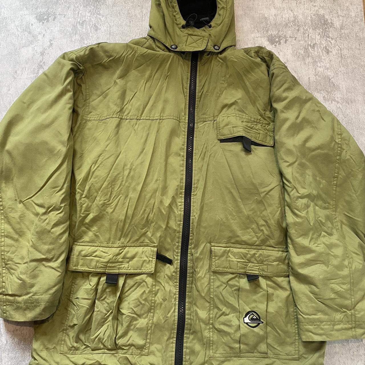 Other 90s Vintage Ski Snowboard Winter Quicksilver green jacket Size US XL / EU 56 / 4 - 1 Thumbnail