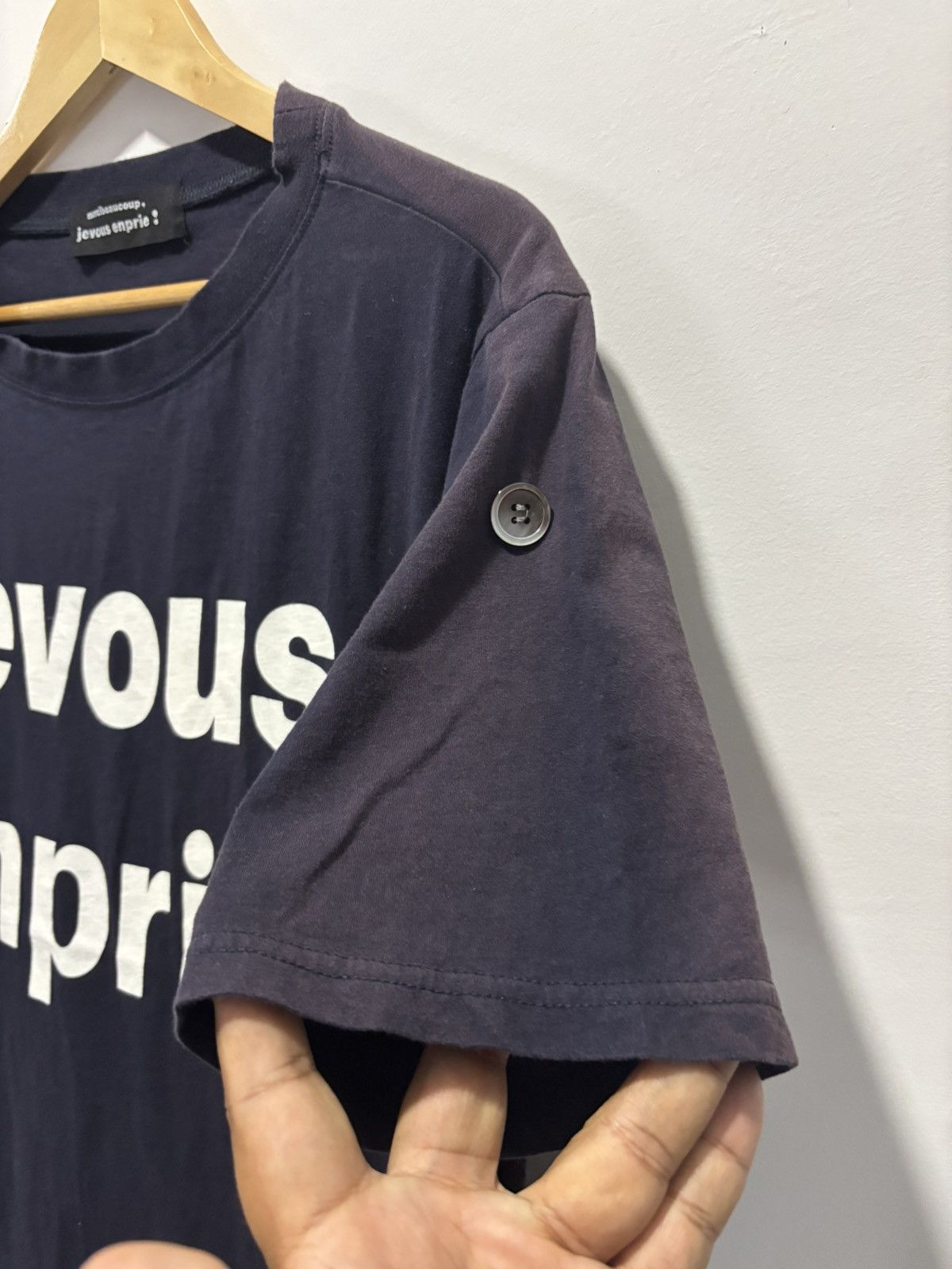 Issey Miyake × mercibeaucoup Vintage Mercibeaucoup Jevous Enprie by Issey Miyake Tshirt Size US M / EU 48-50 / 2 - 3 Thumbnail