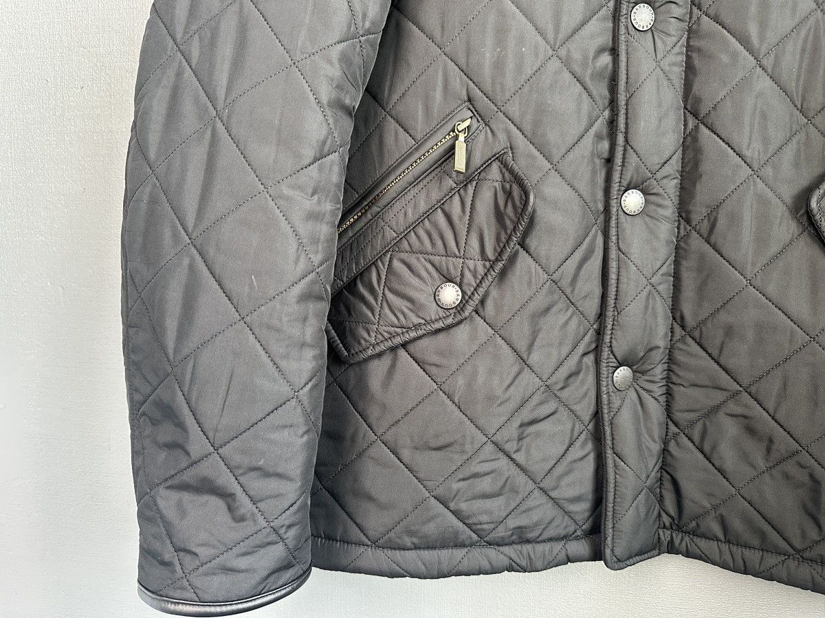 Barbour Men’s BARBOUR Powell Quilted Black Field Jacket Insulated Size US L / EU 52-54 / 3 - 6 Thumbnail