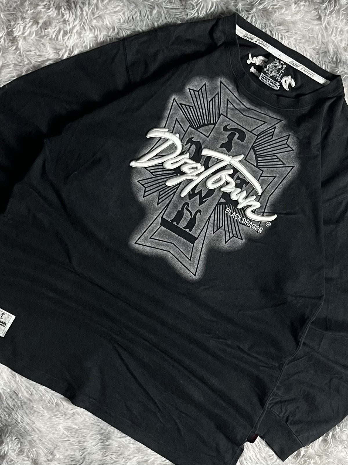 Dogtown Vintage DogTown Black Dragon Embroidered Logo Long Sleeve Size US L / EU 52-54 / 3 - 2 Thumbnail