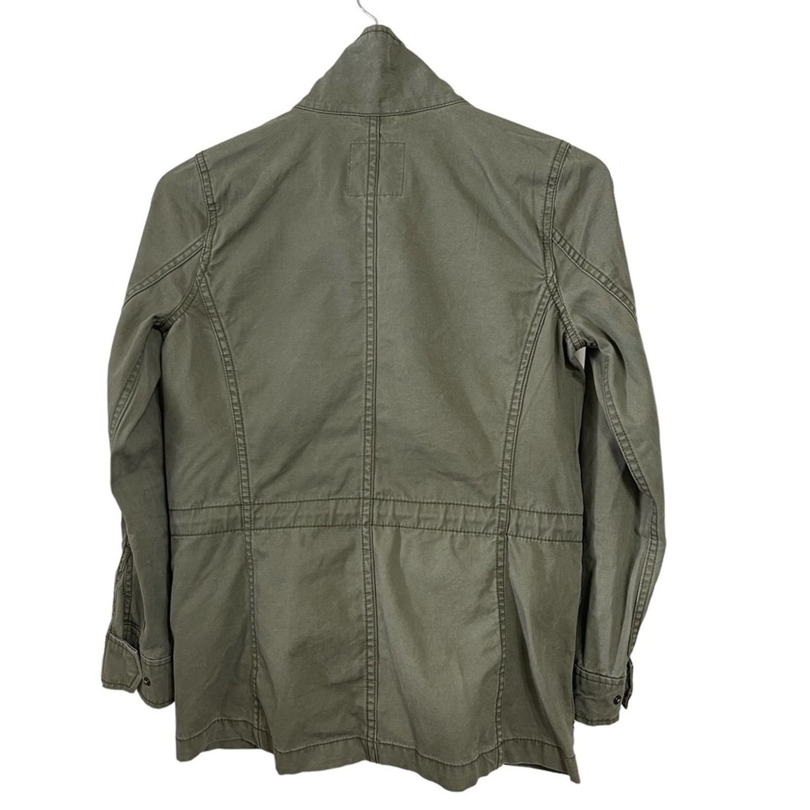 Madewell Madewell Olive Green Utility Cargo Fleet Jacket XS Size XS / US 0-2 / IT 36-38 - 6 Thumbnail
