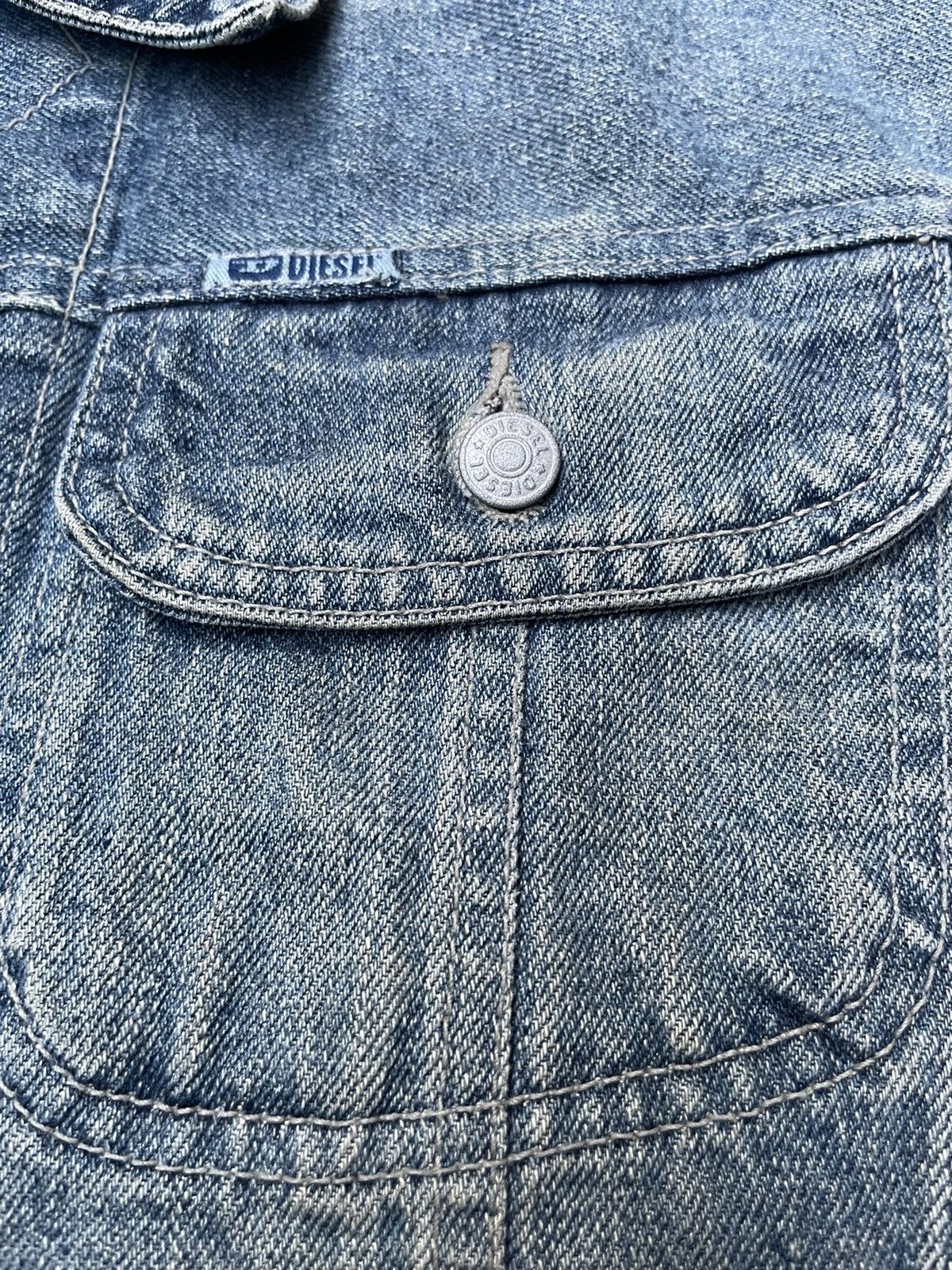 Diesel Vintage Diesel Denim Jacket Size US S / EU 44-46 / 1 - 13 Thumbnail