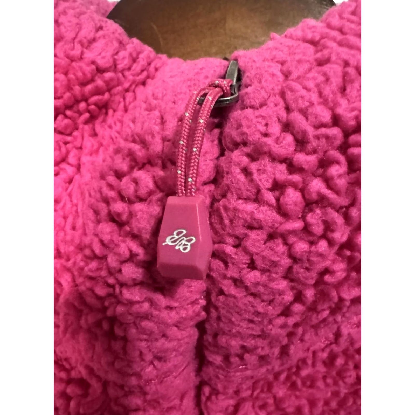 Eddie Bauer Eddie Bauer Women's Fleece Jacket Medium Pink Regular Size M Jacket/Coat Mid-Length Zip Front Zipper Casual Size M / US 6-8 / IT 42-44 - 2 Thumbnail