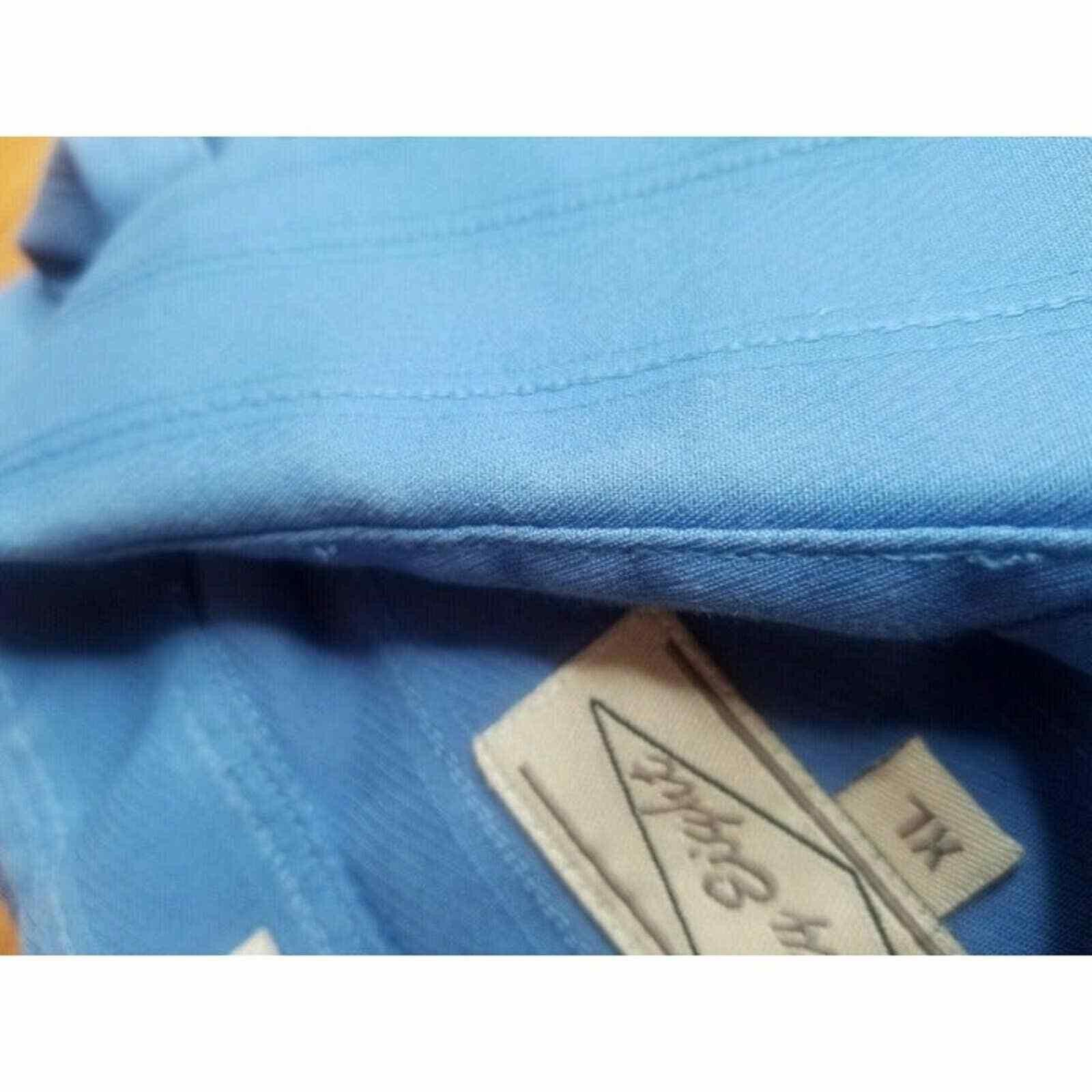 Eighty Eight Eighty Eight Dress Shirt XL Button Front Down Collared Blue Size US XL / EU 56 / 4 - 7 Thumbnail