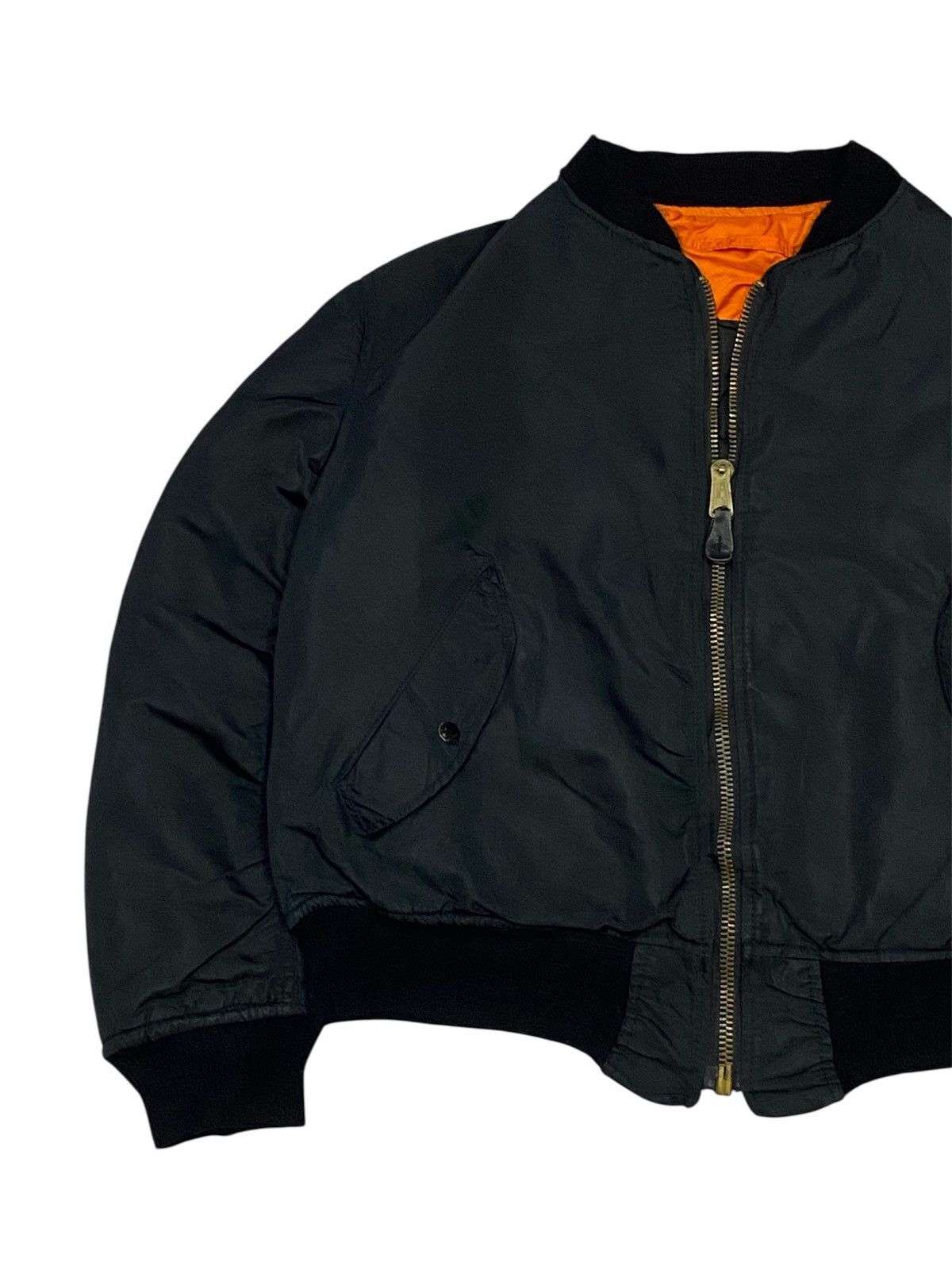 Alpha Industries Vintage 80s Alpha Industries MA-1 Flyers Jacket Size US L / EU 52-54 / 3 - 5 Thumbnail