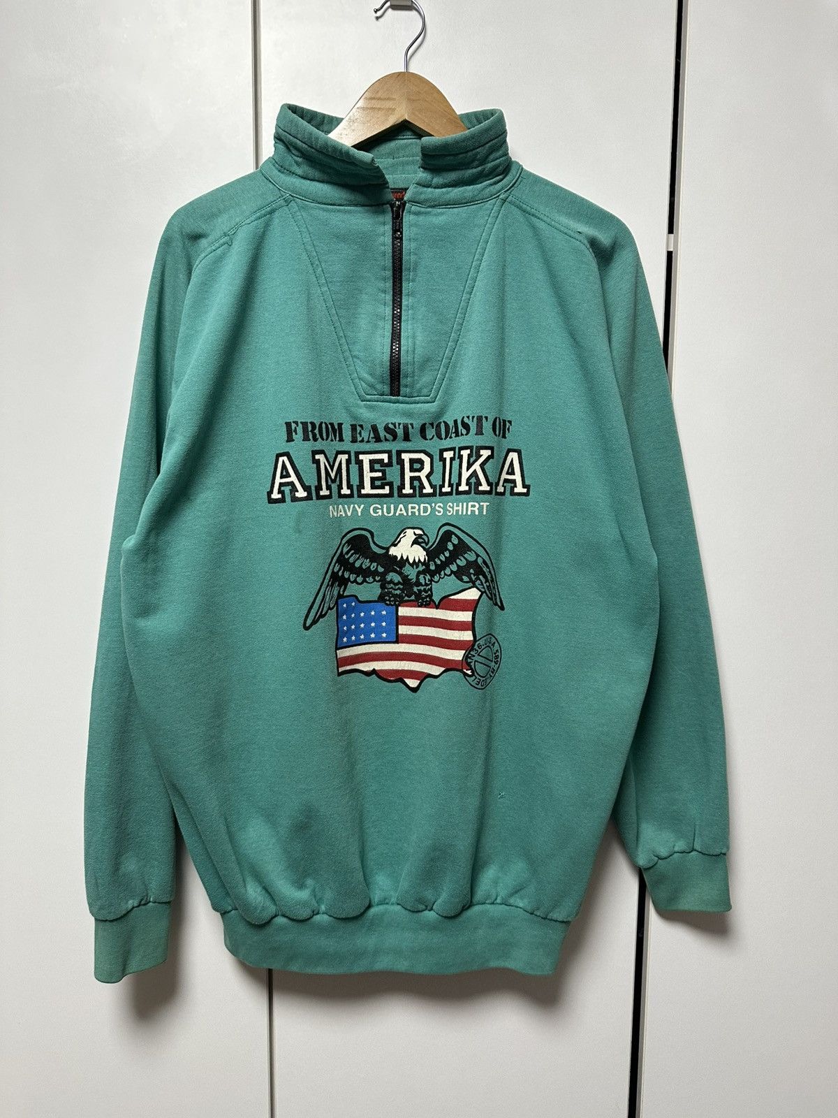 Vintage Hollywood Sport 1992 Vintage USA America navy Guards Rare Size US XL / EU 56 / 4 - 1 Thumbnail
