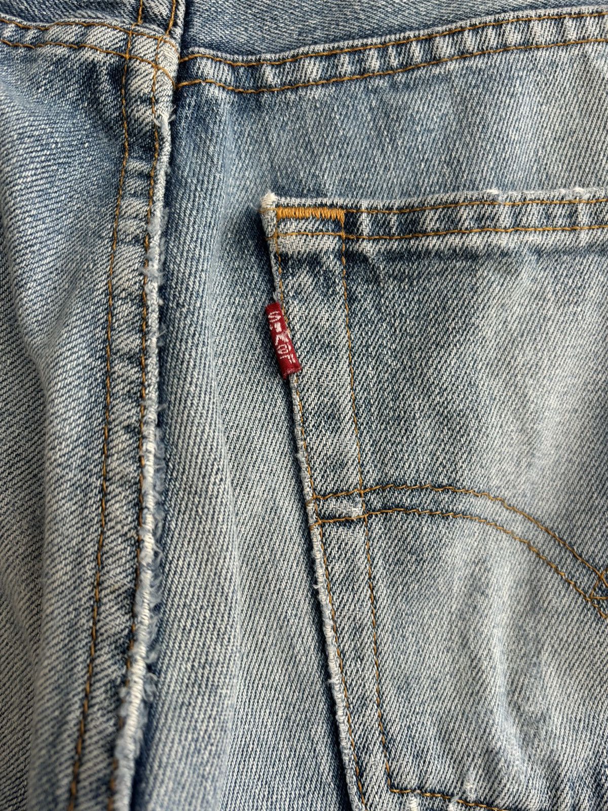 Levi's × Vintage Vintage Levi’s 505 Ripped Jean Size US 32 / EU 48 - 10 Thumbnail